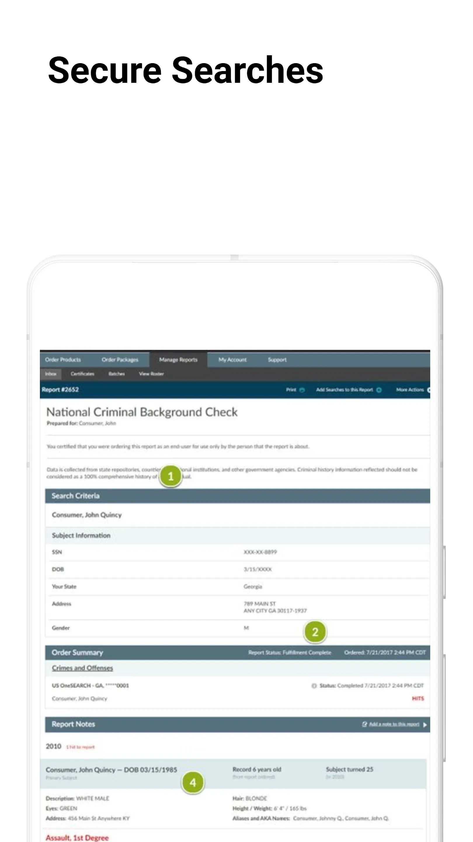 SearchFinder Background Check | Indus Appstore | Screenshot