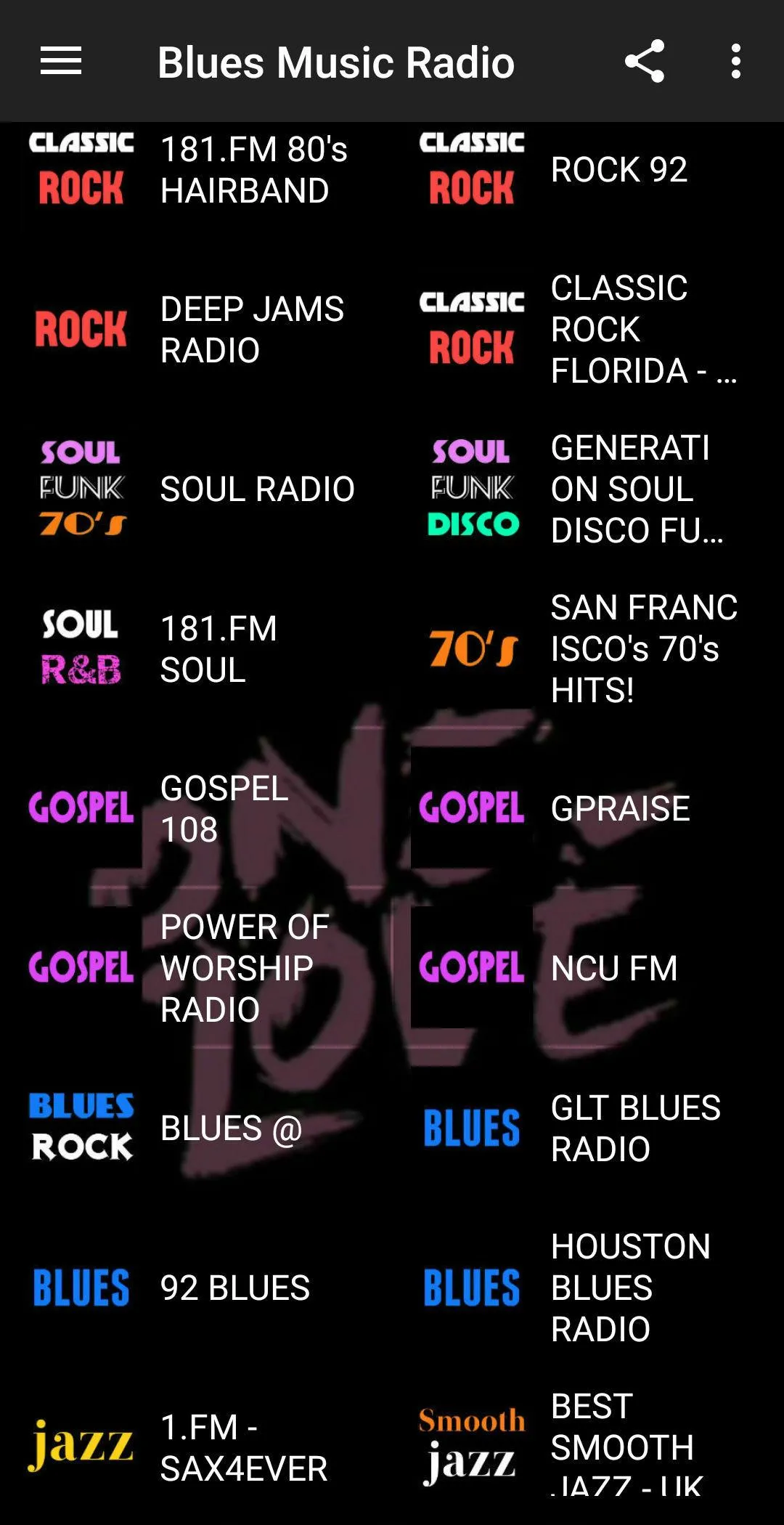 Blues music radio | Indus Appstore | Screenshot