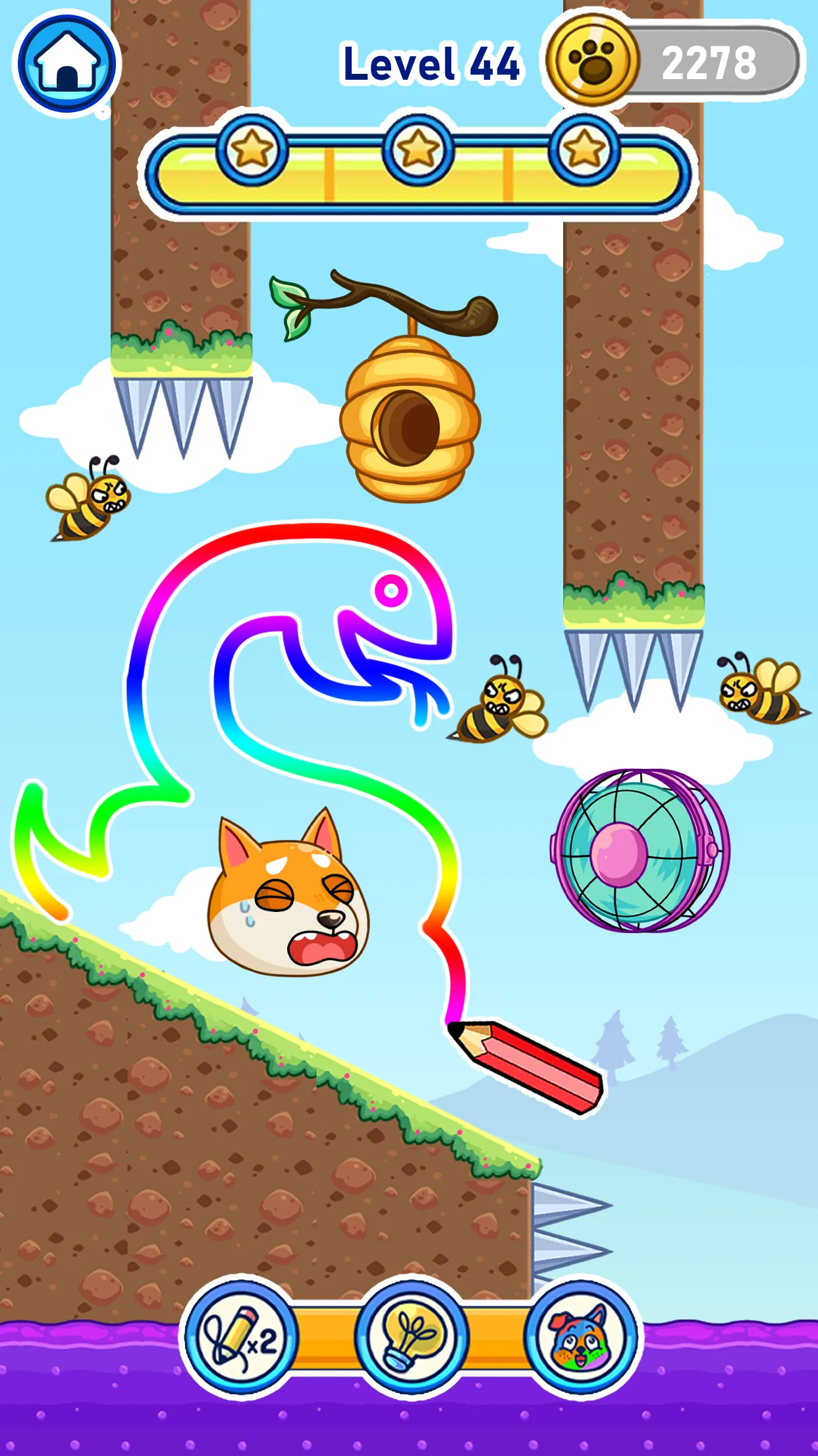 Save Dog from Bad Bees | Indus Appstore | Screenshot