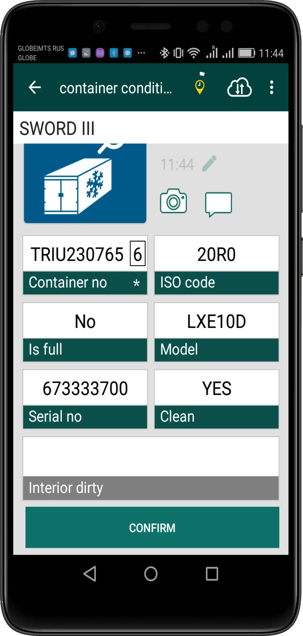 arl Container Survey | Indus Appstore | Screenshot