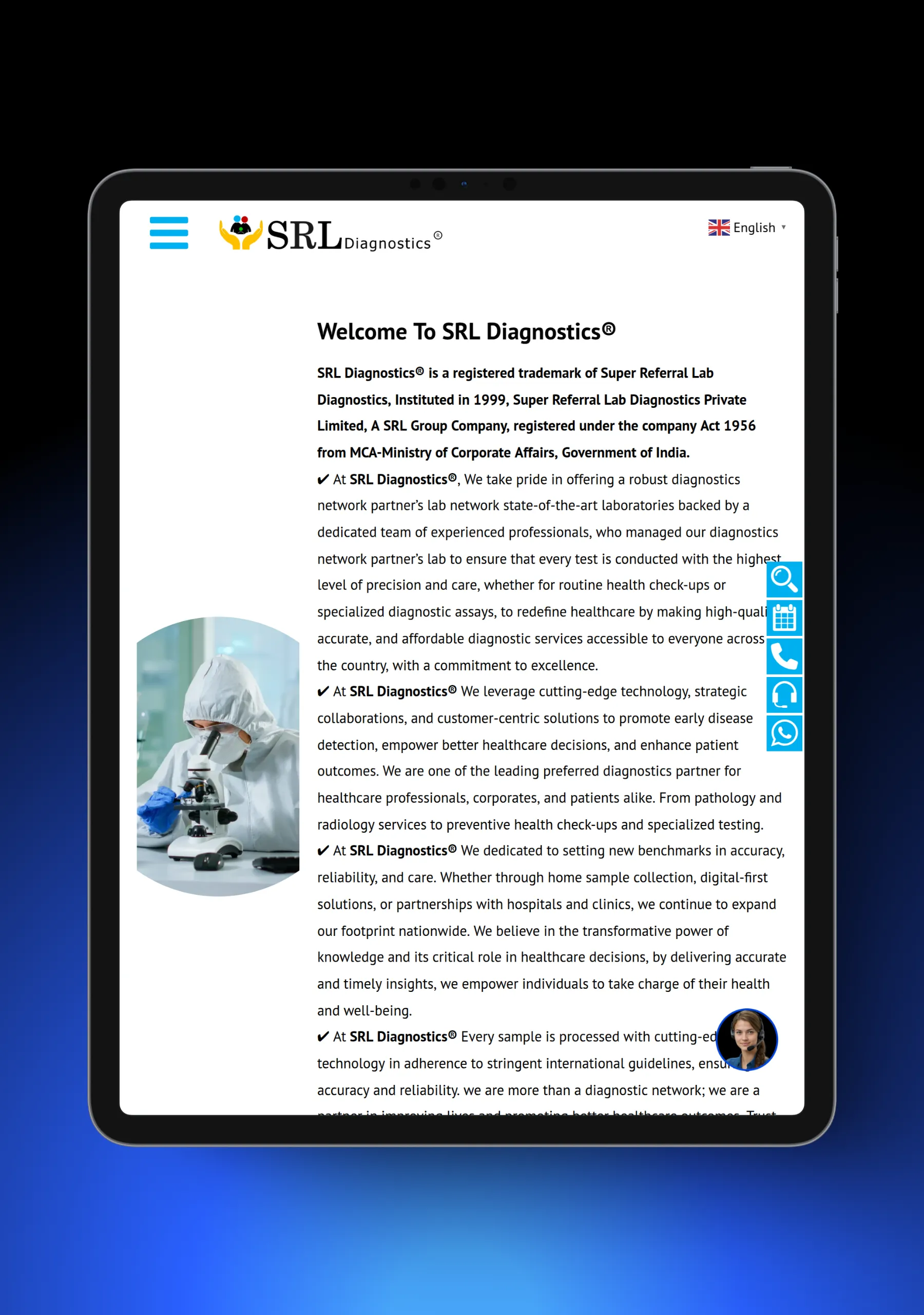 SRL Diagnostics | Indus Appstore | Screenshot