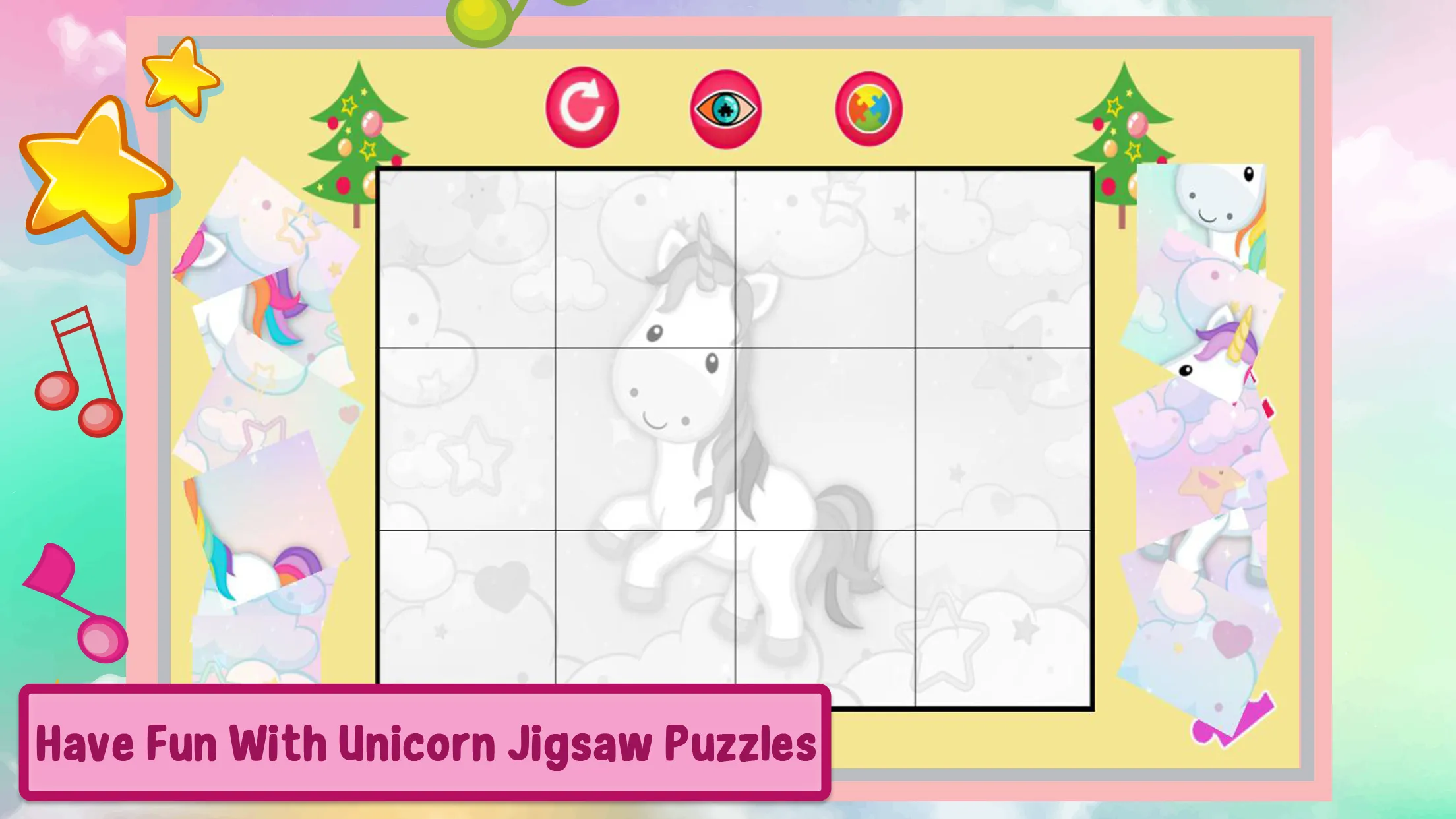 Unicorn Coloring Games Puzzle | Indus Appstore | Screenshot