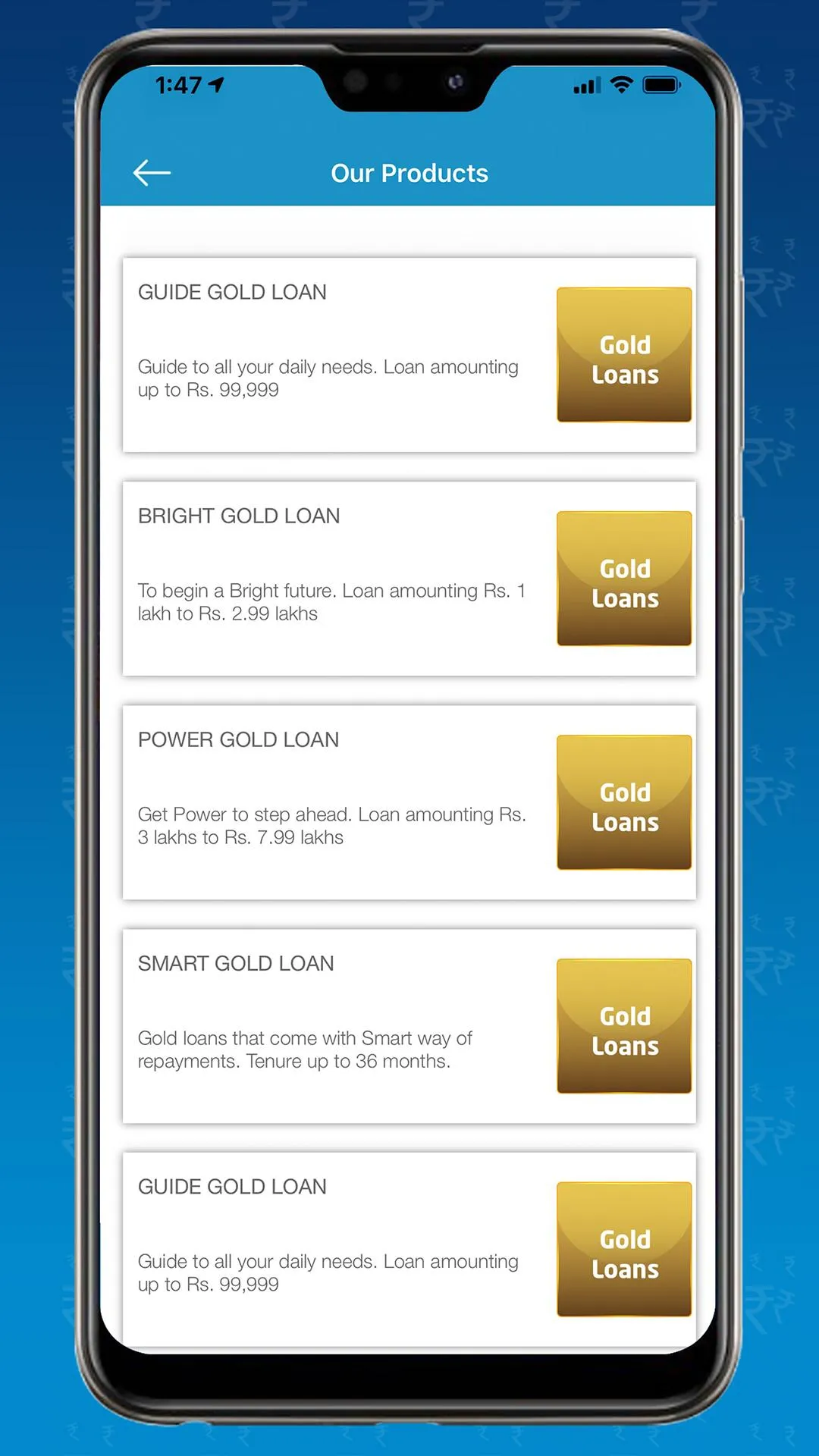 Muthoot Blue | Muthoot Fincorp | Indus Appstore | Screenshot