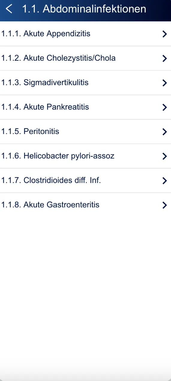 Antiinfektiva Leitfaden | Indus Appstore | Screenshot