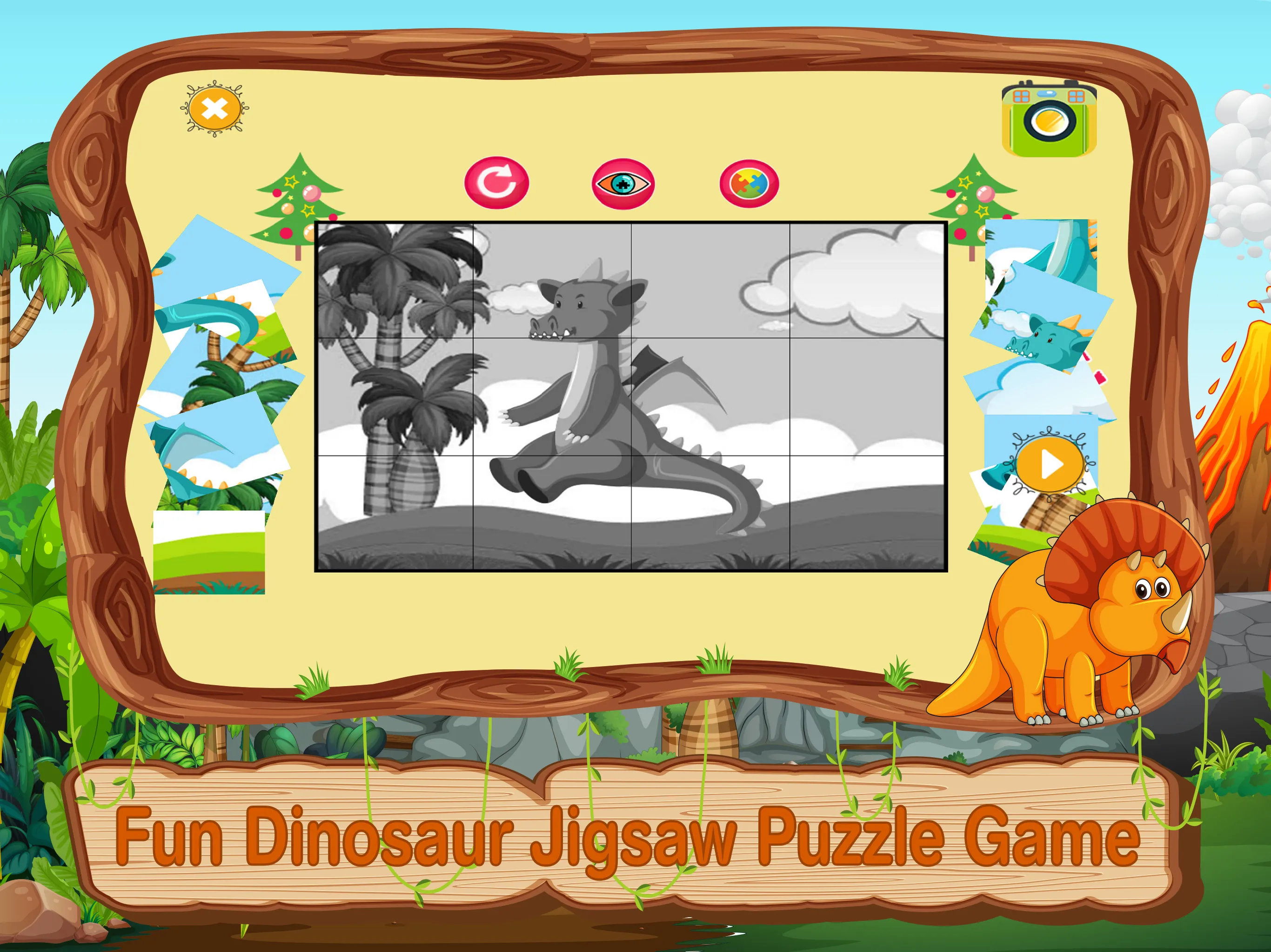 Dinosaur Coloring Games Puzzle | Indus Appstore | Screenshot