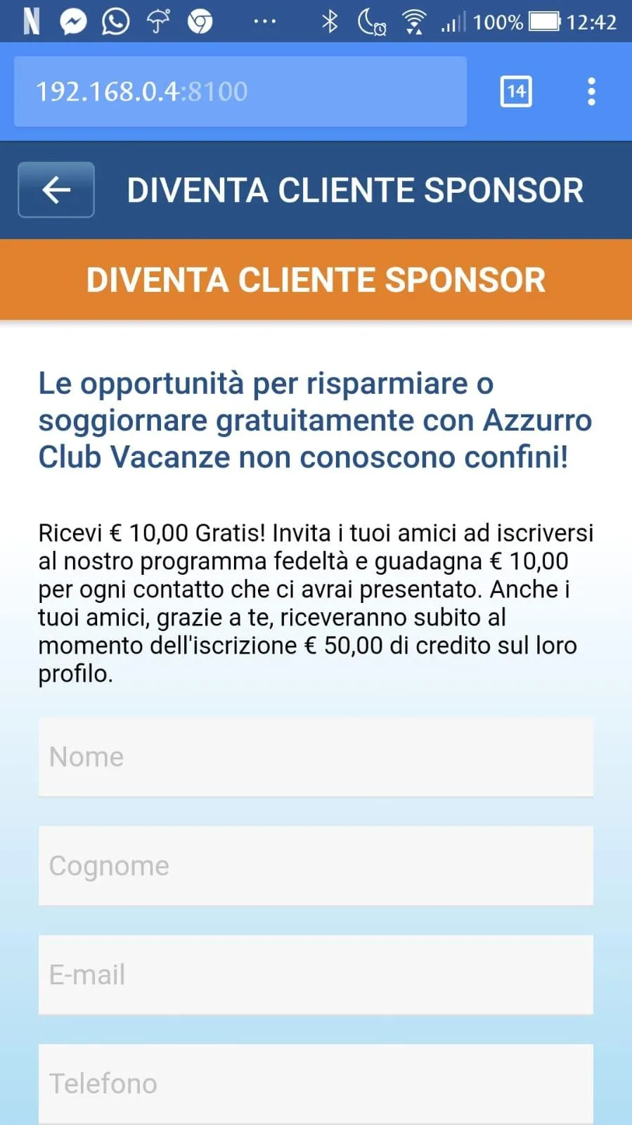 Azzurro Club Vacanze | Indus Appstore | Screenshot