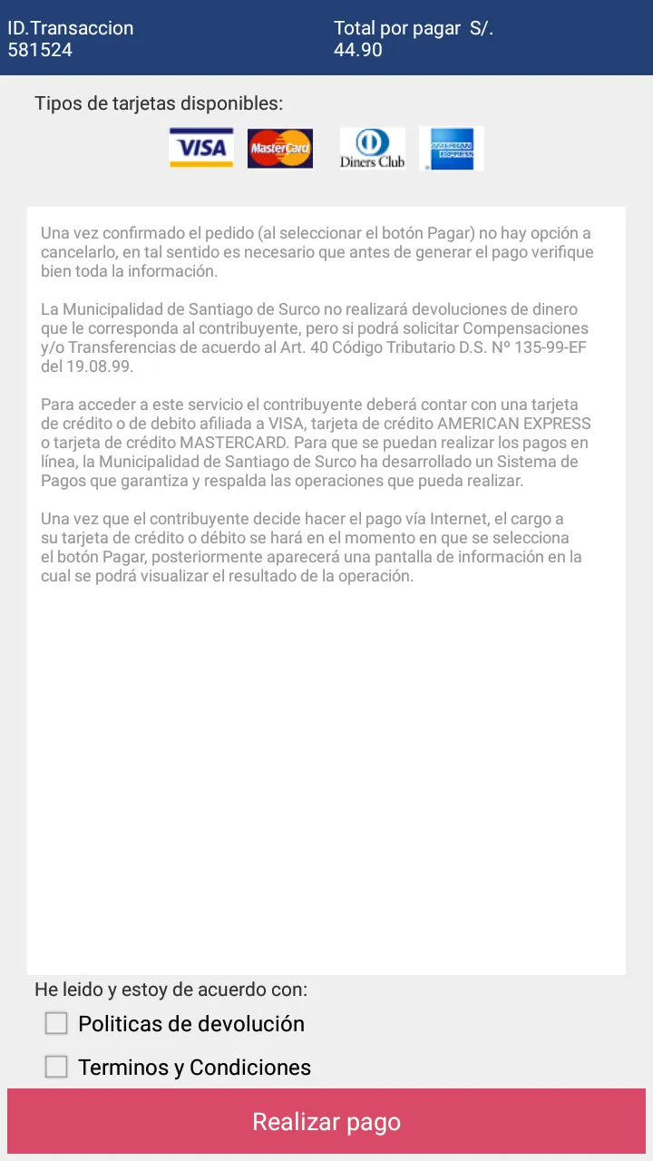 Surco Pago | Indus Appstore | Screenshot