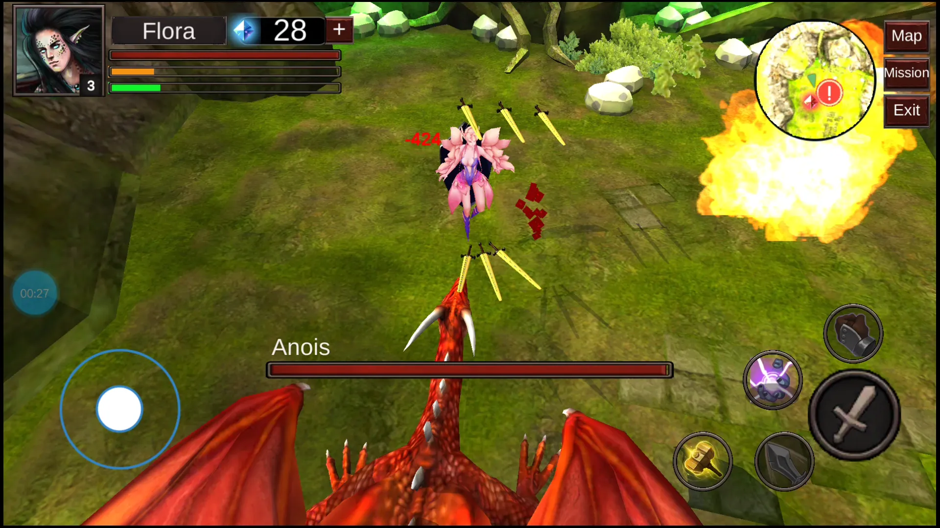 Dragon and Fire:Magical Girls | Indus Appstore | Screenshot