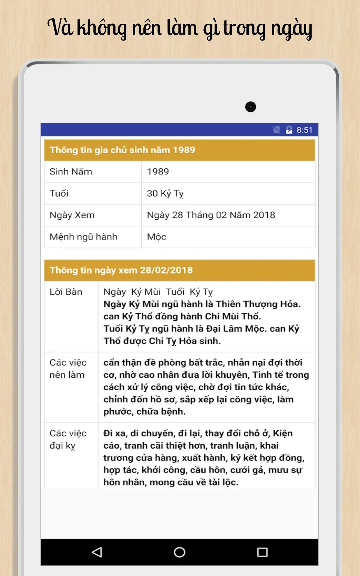 Tử vi hàng ngày | Indus Appstore | Screenshot