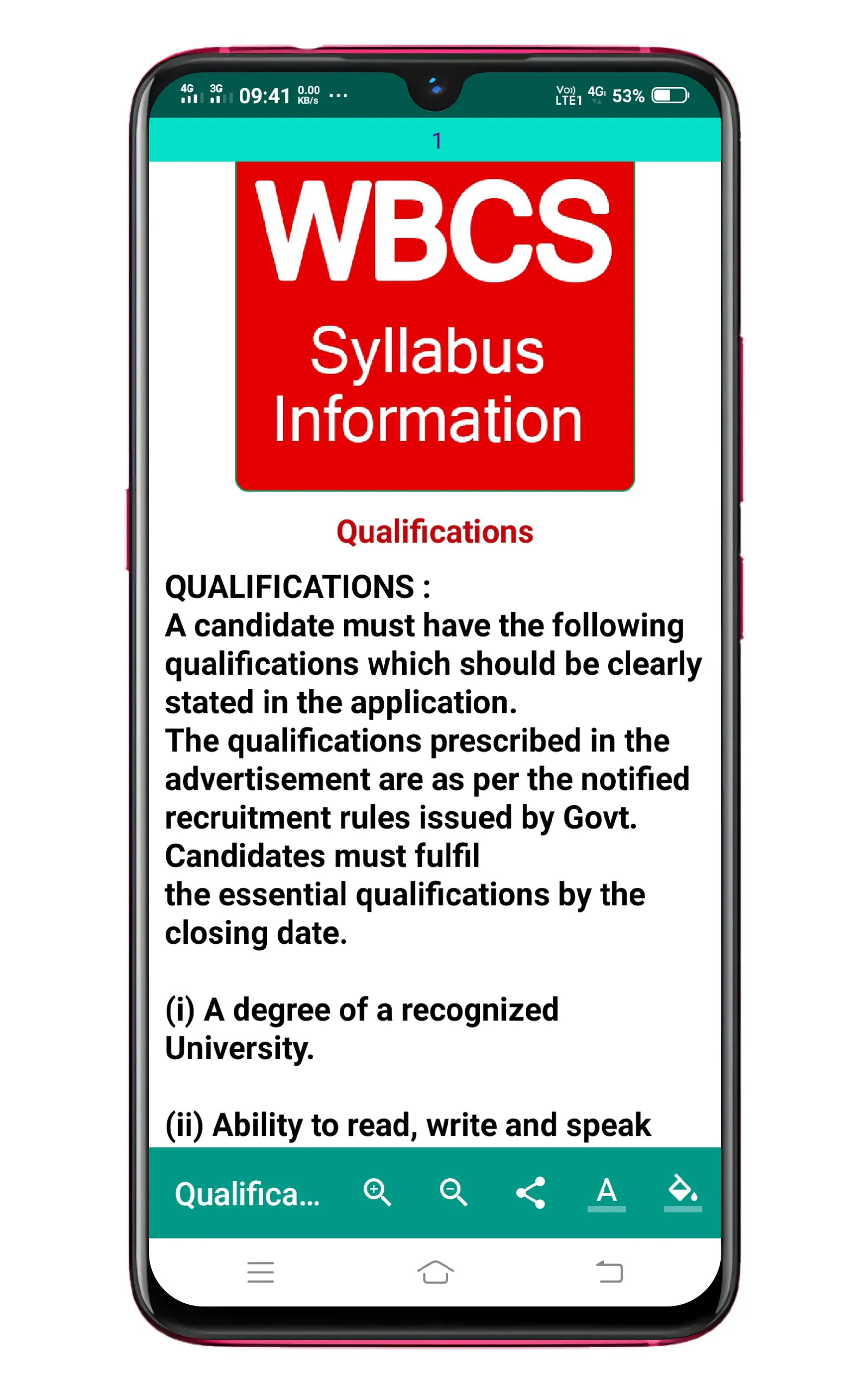 WBCS Syllabus 2022 | Indus Appstore | Screenshot