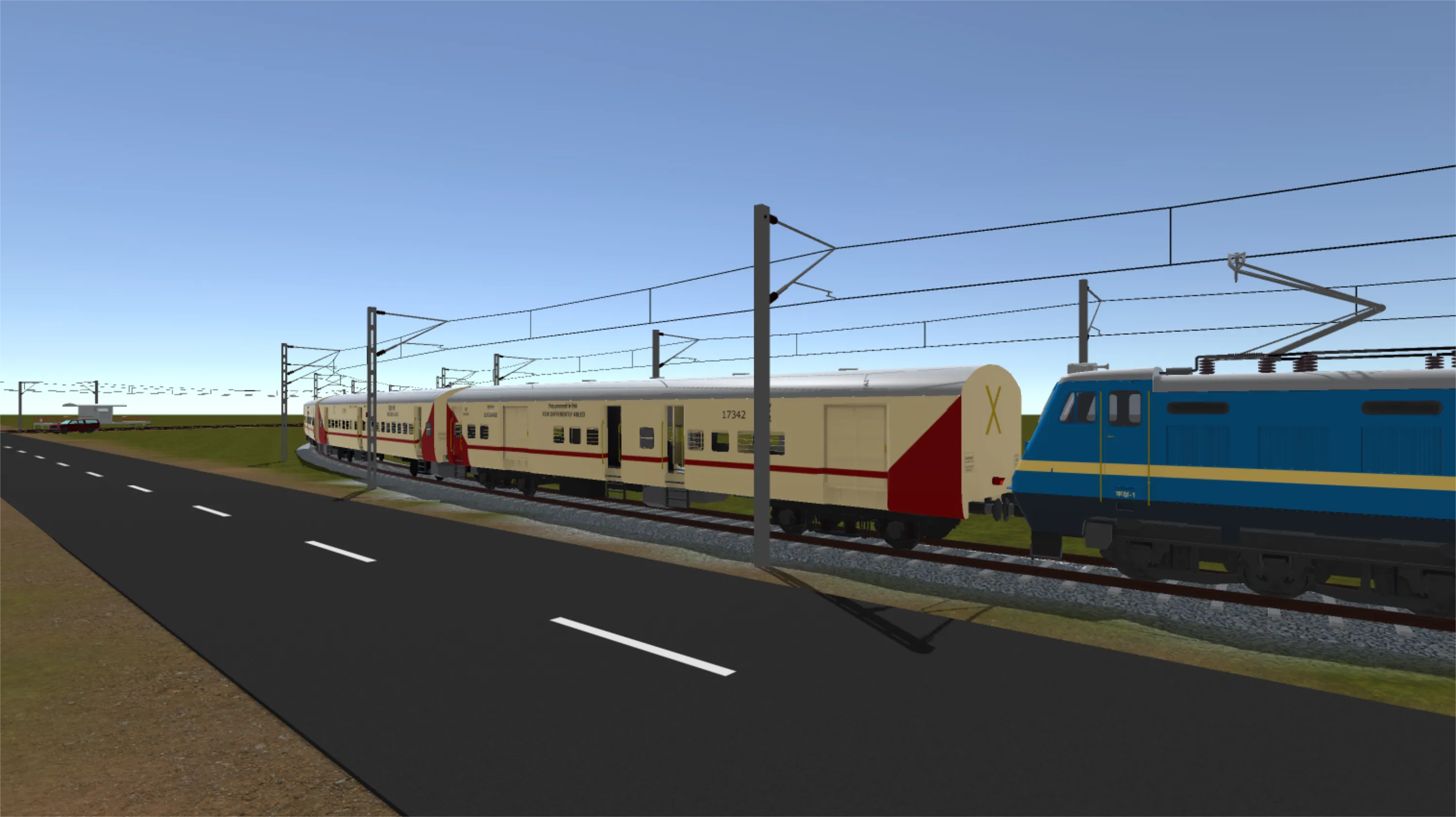 Indian Train Crossing 3D | Indus Appstore | Screenshot