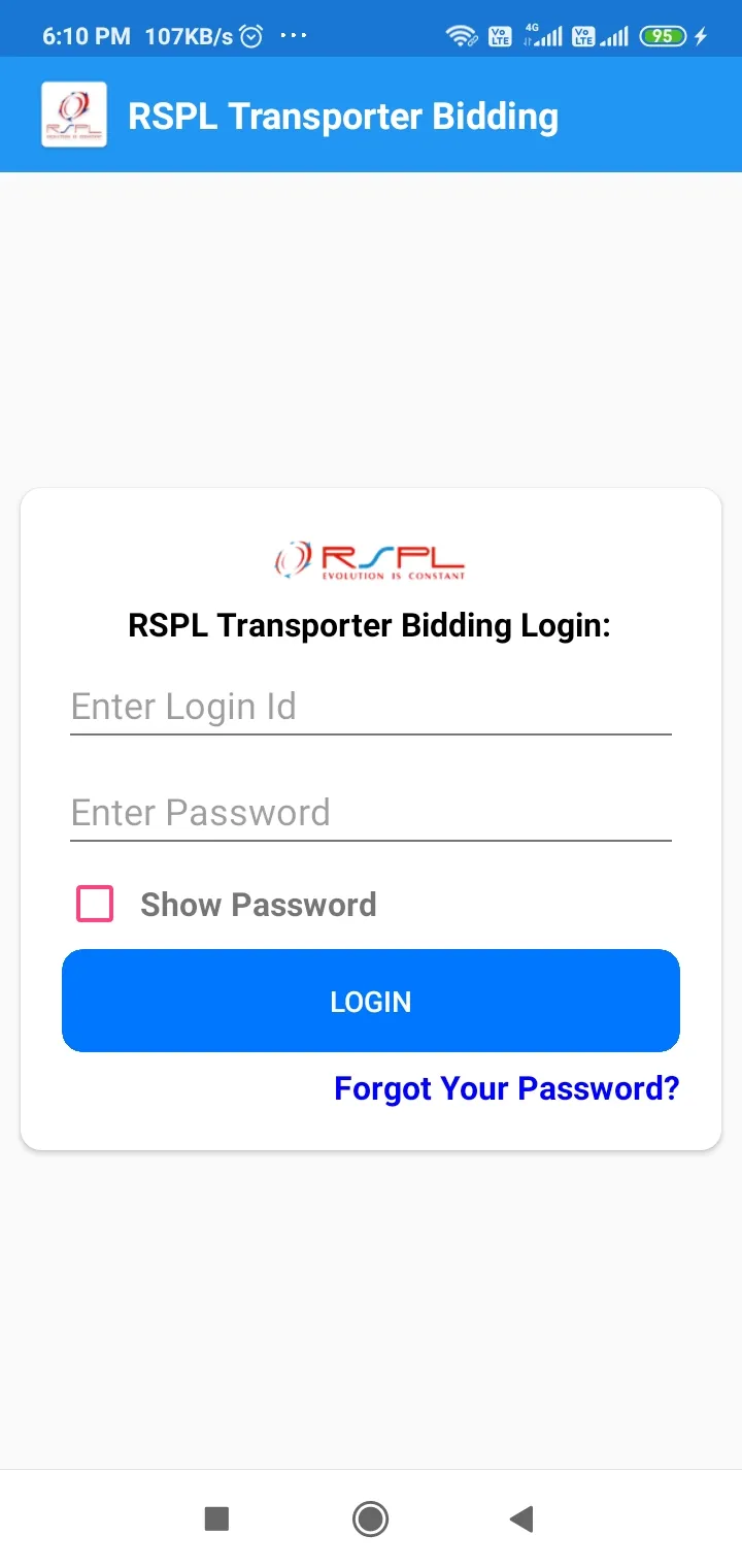 RSPL Transportation | Indus Appstore | Screenshot