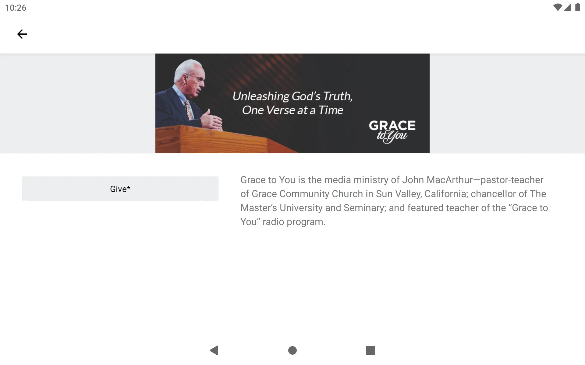 GTY Sermons | Indus Appstore | Screenshot