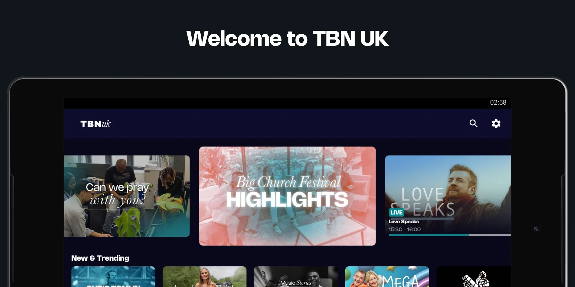 TBN UK Christian TV On Demand | Indus Appstore | Screenshot