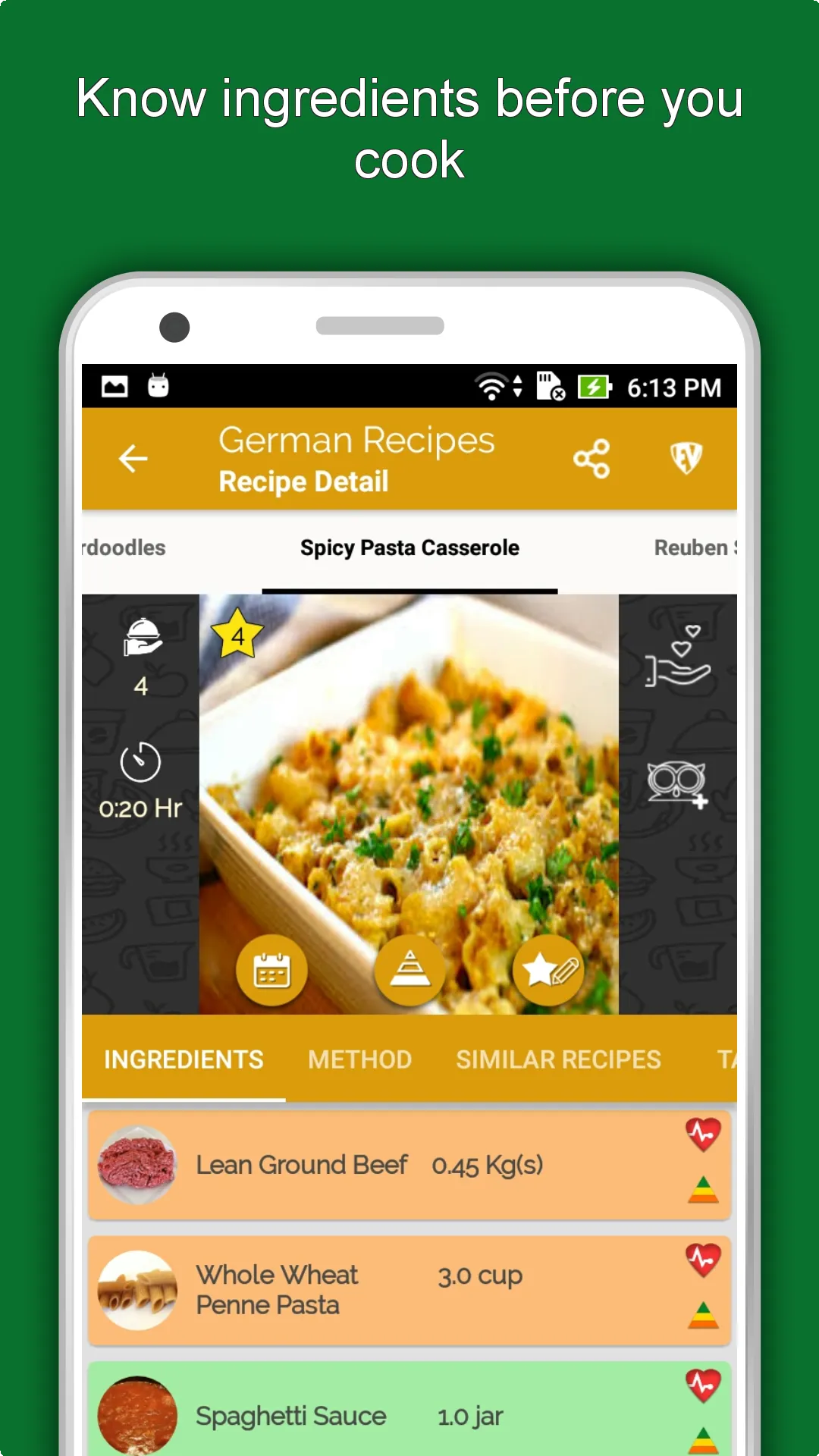 German Food Recipes Offline | Indus Appstore | Screenshot