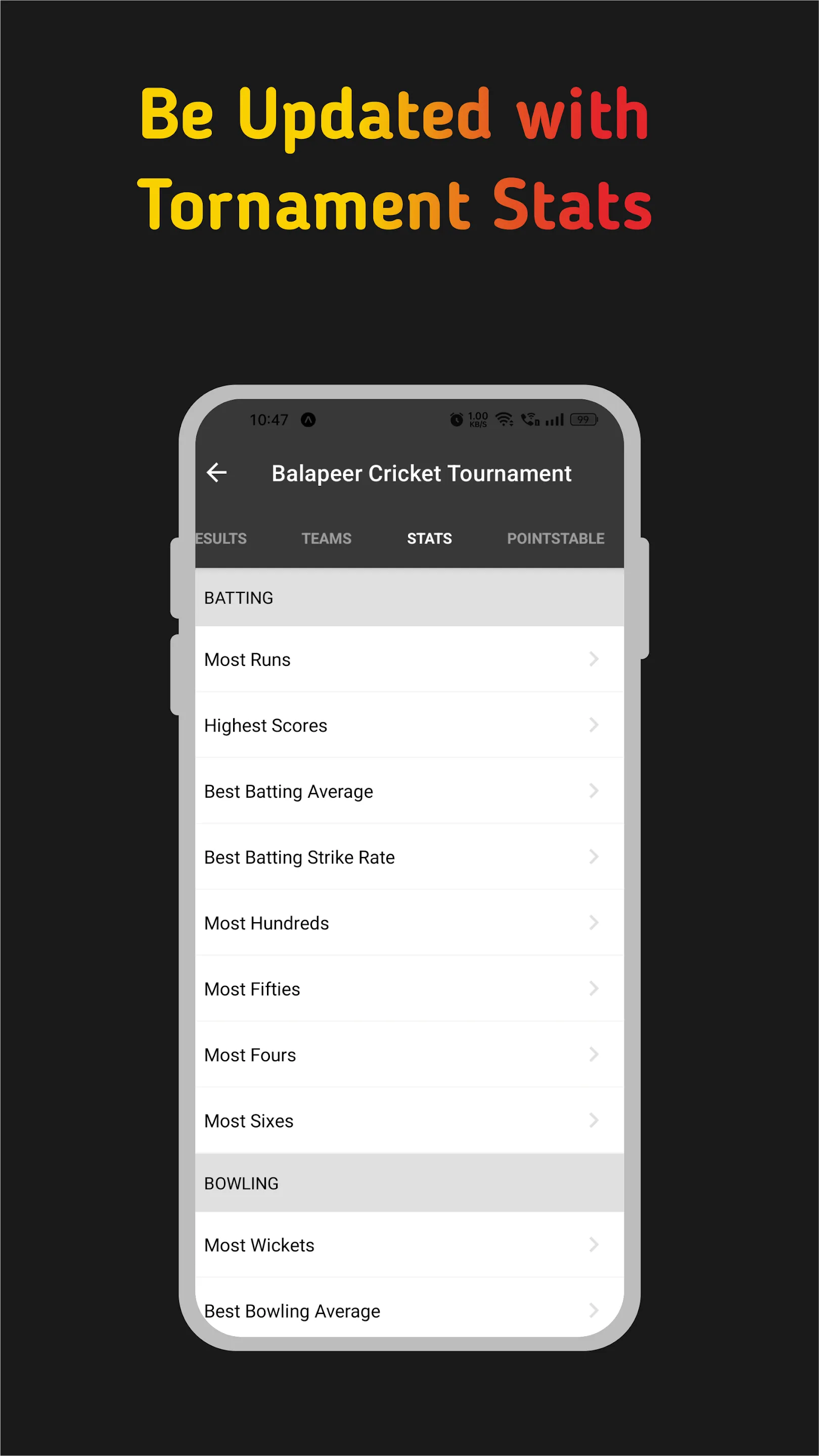 Cricify | Indus Appstore | Screenshot