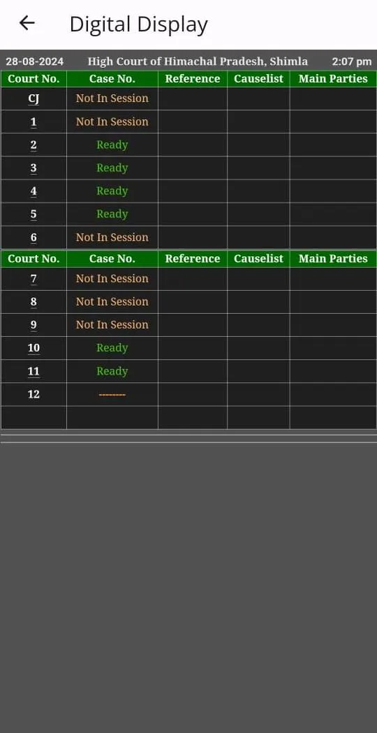 eCourts Services HPHC | Indus Appstore | Screenshot