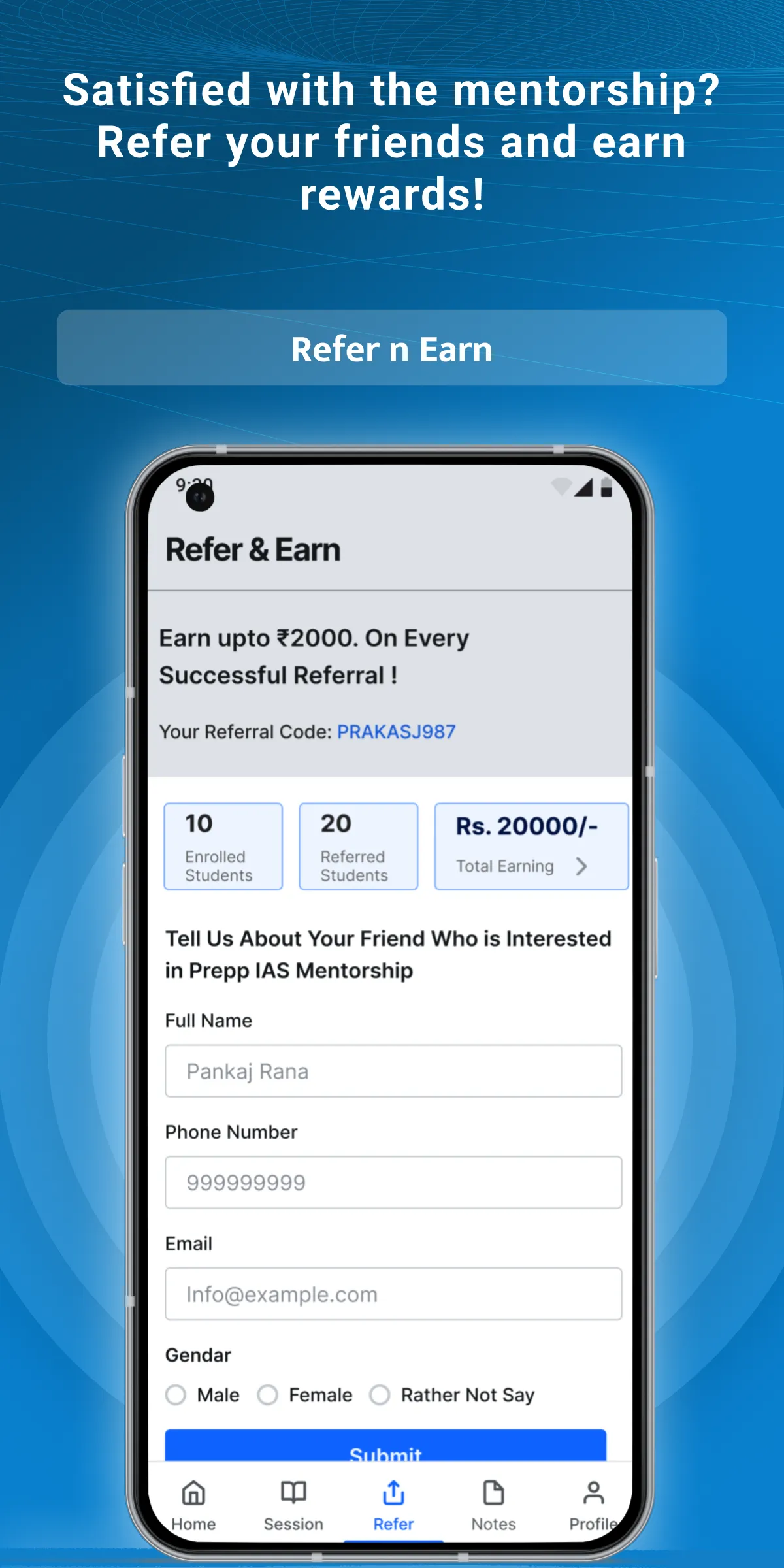 Prepp IAS Mentorship App | Indus Appstore | Screenshot