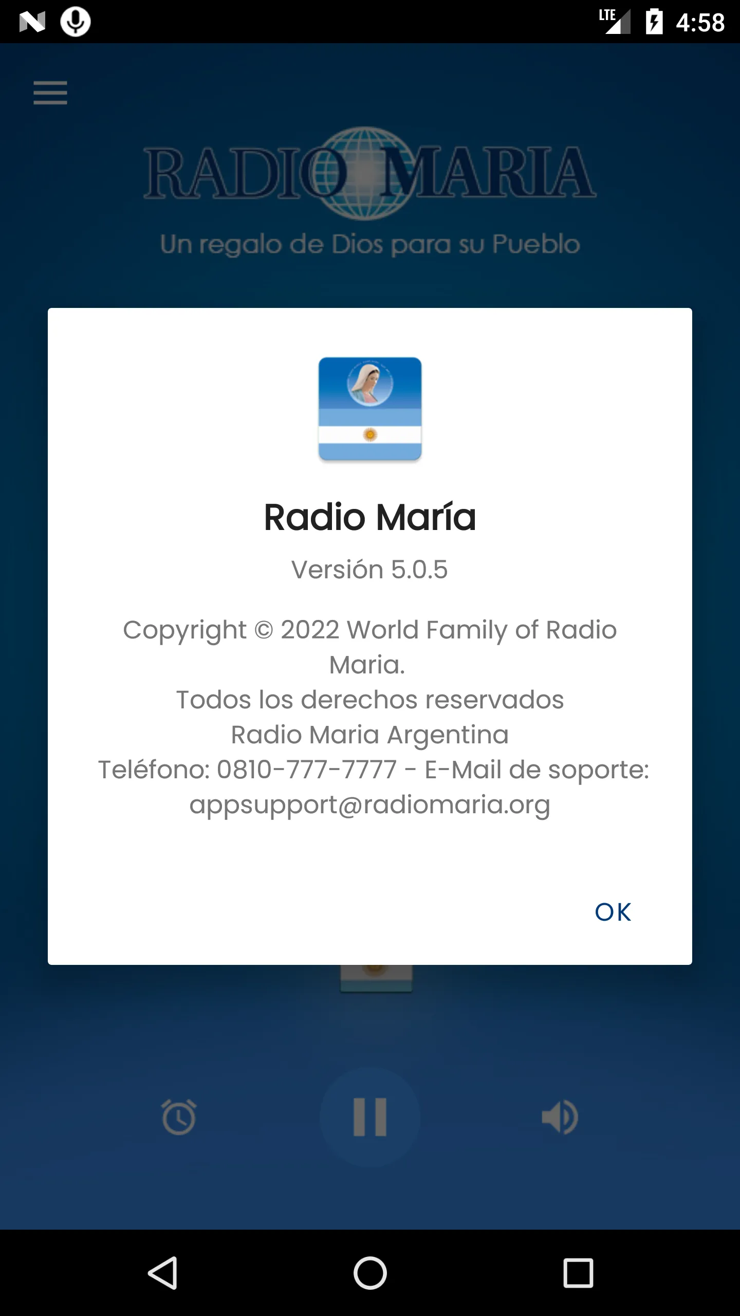 Radio Maria Argentina | Indus Appstore | Screenshot