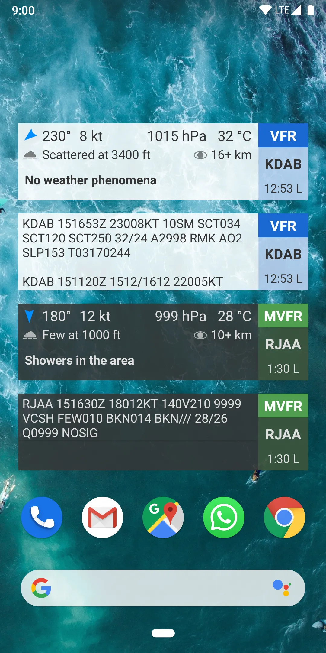 Avia Weather - METAR & TAF | Indus Appstore | Screenshot