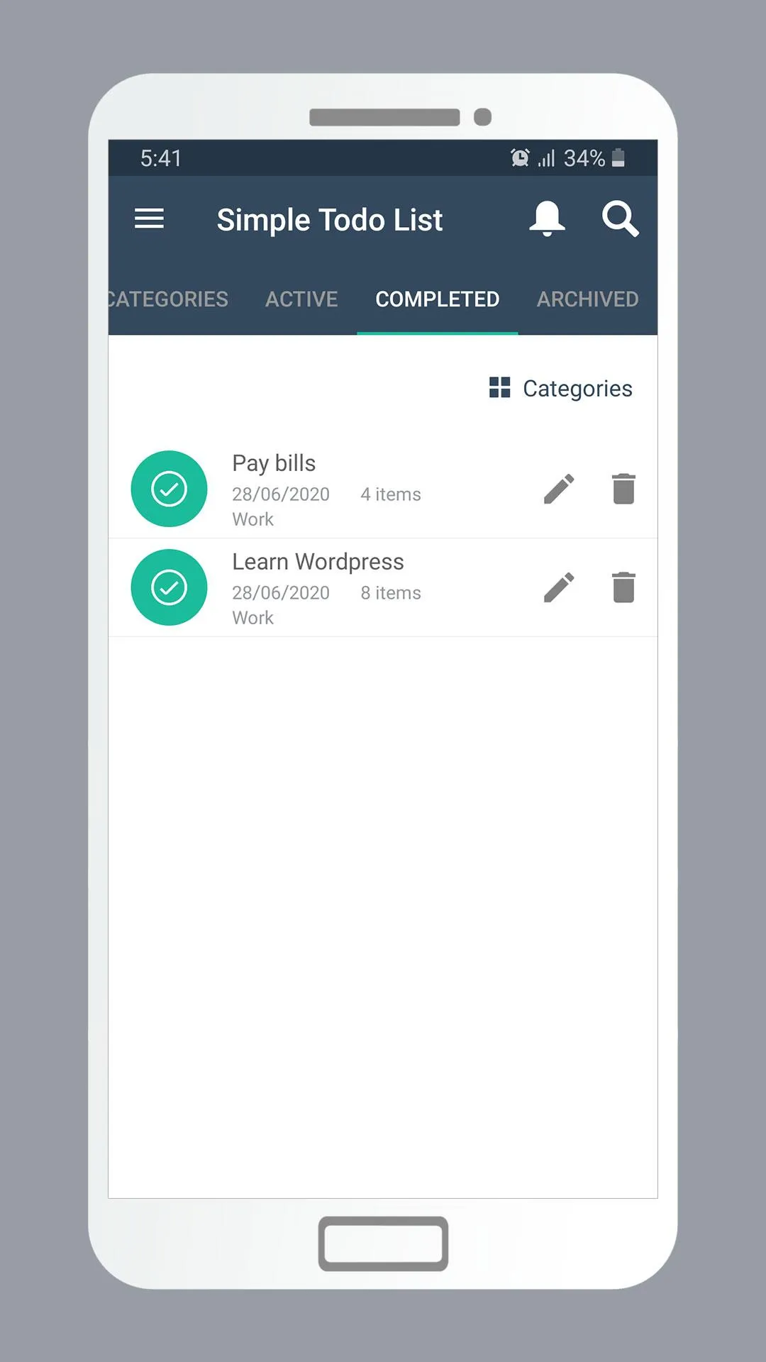 Simple Todo List - Task List m | Indus Appstore | Screenshot