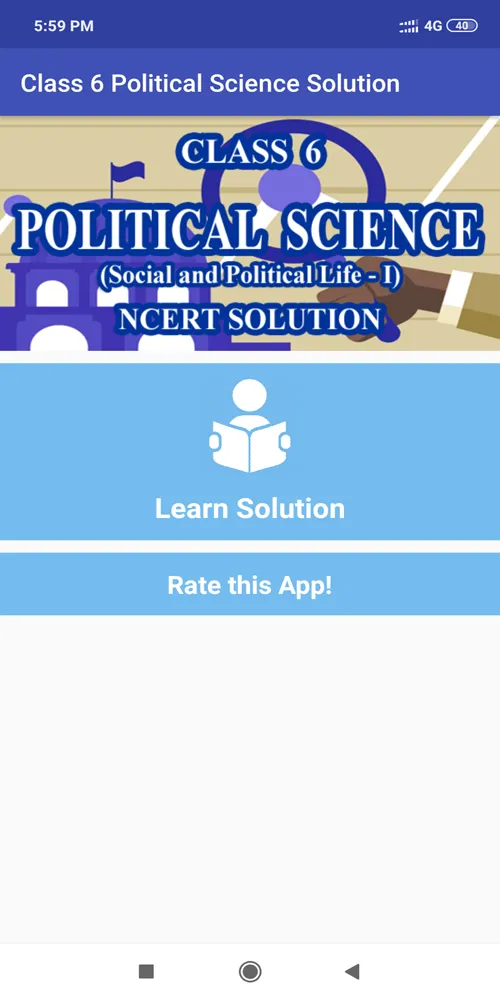 6 Political Science Solutions | Indus Appstore | Screenshot