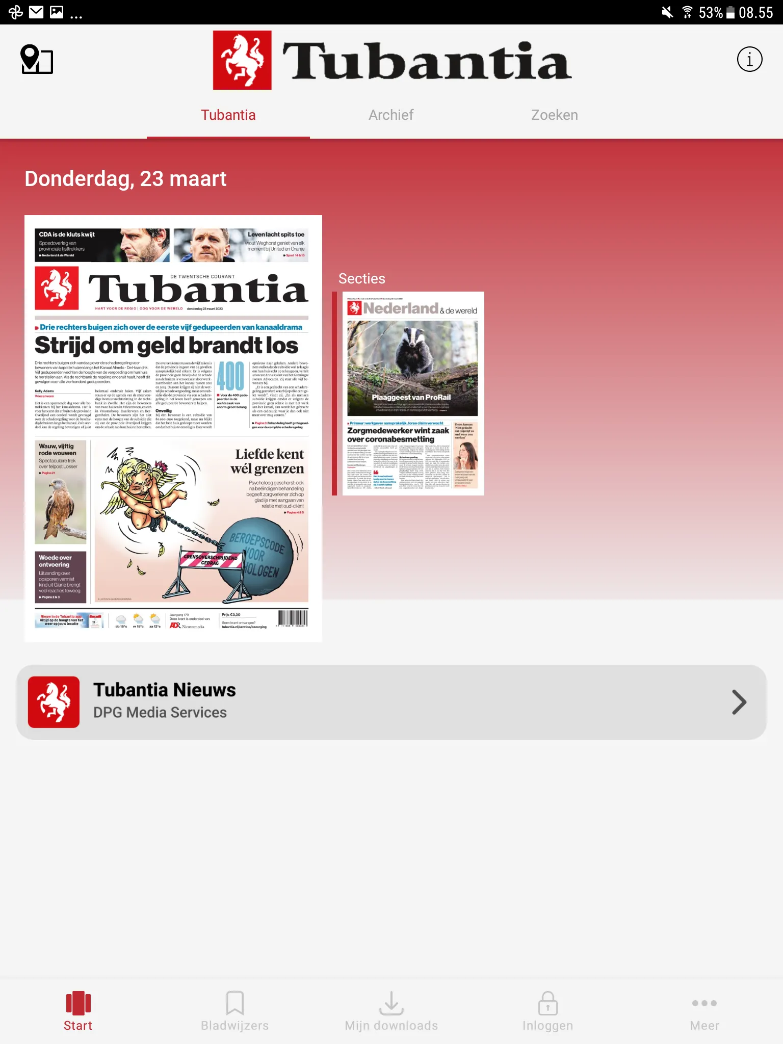 Tubantia - Digitale krant | Indus Appstore | Screenshot