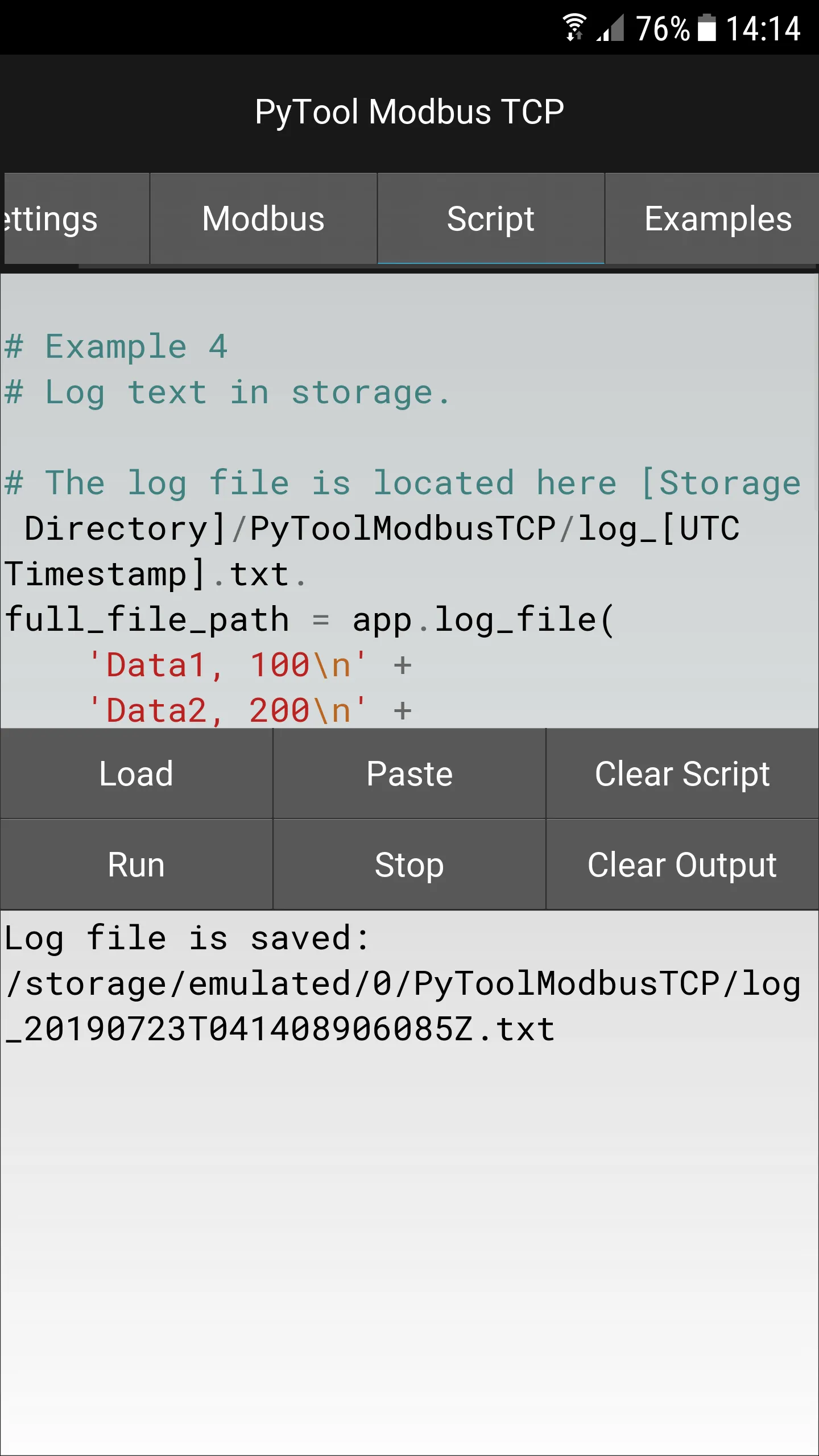 PyTool Modbus TCP F | Indus Appstore | Screenshot