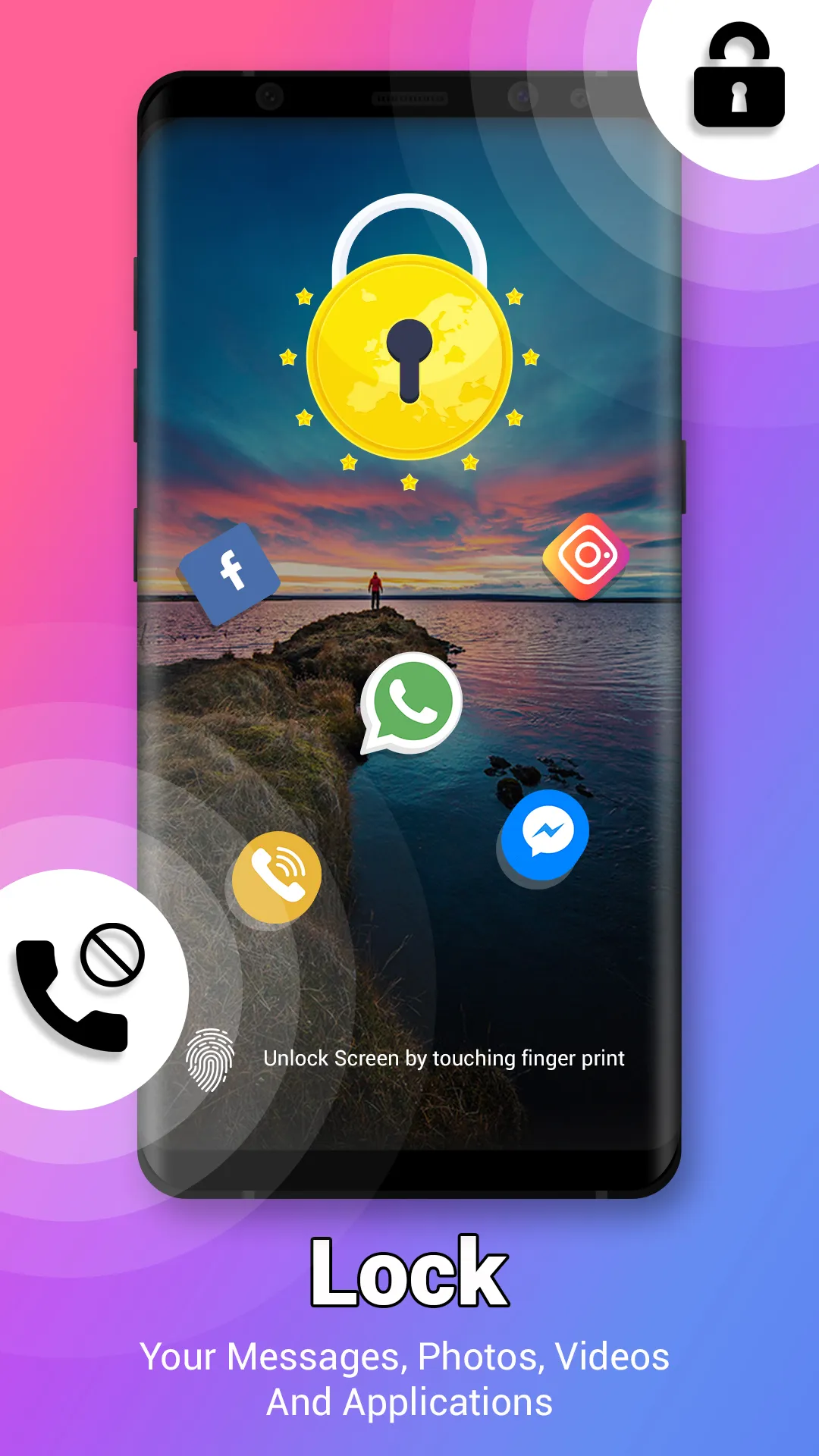 Incoming Call Lock Screen | Indus Appstore | Screenshot