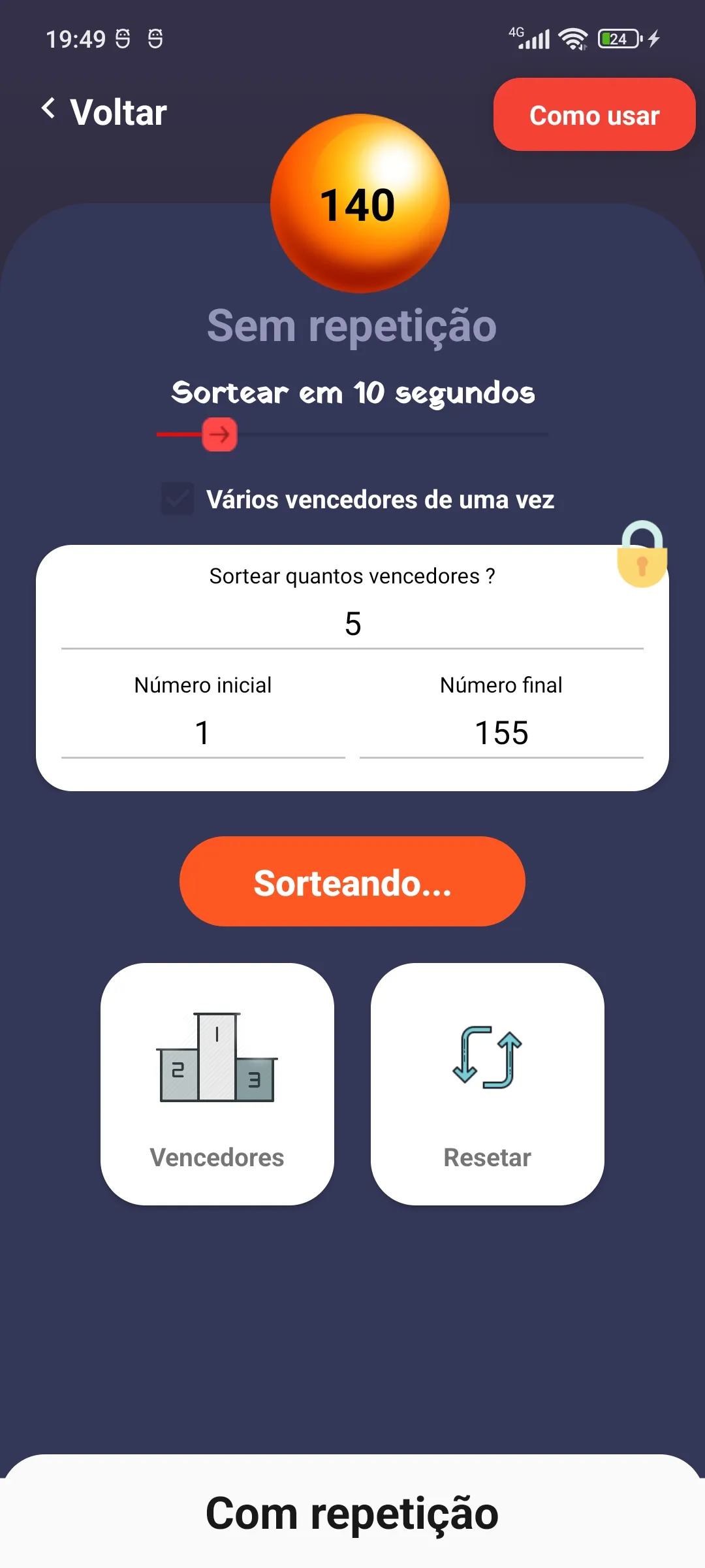 Sorteador: rifas, números e + | Indus Appstore | Screenshot