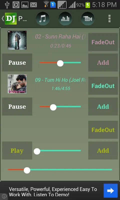 DJ Player | Indus Appstore | Screenshot