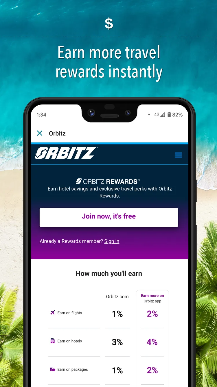Orbitz Hotels & Flights | Indus Appstore | Screenshot