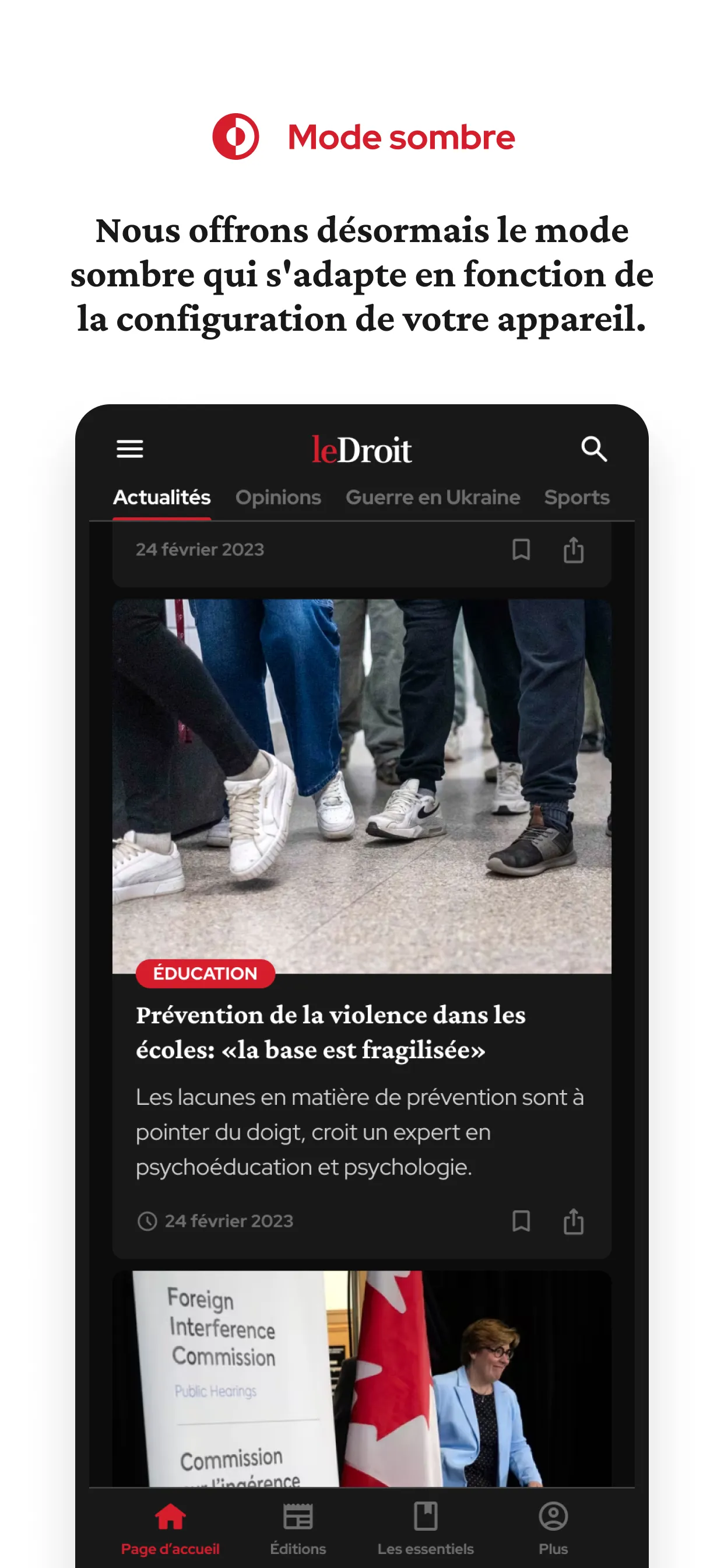 Le Droit | Indus Appstore | Screenshot