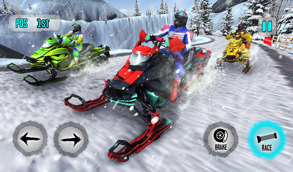 Snowmobile Games: Snow Trail | Indus Appstore | Screenshot