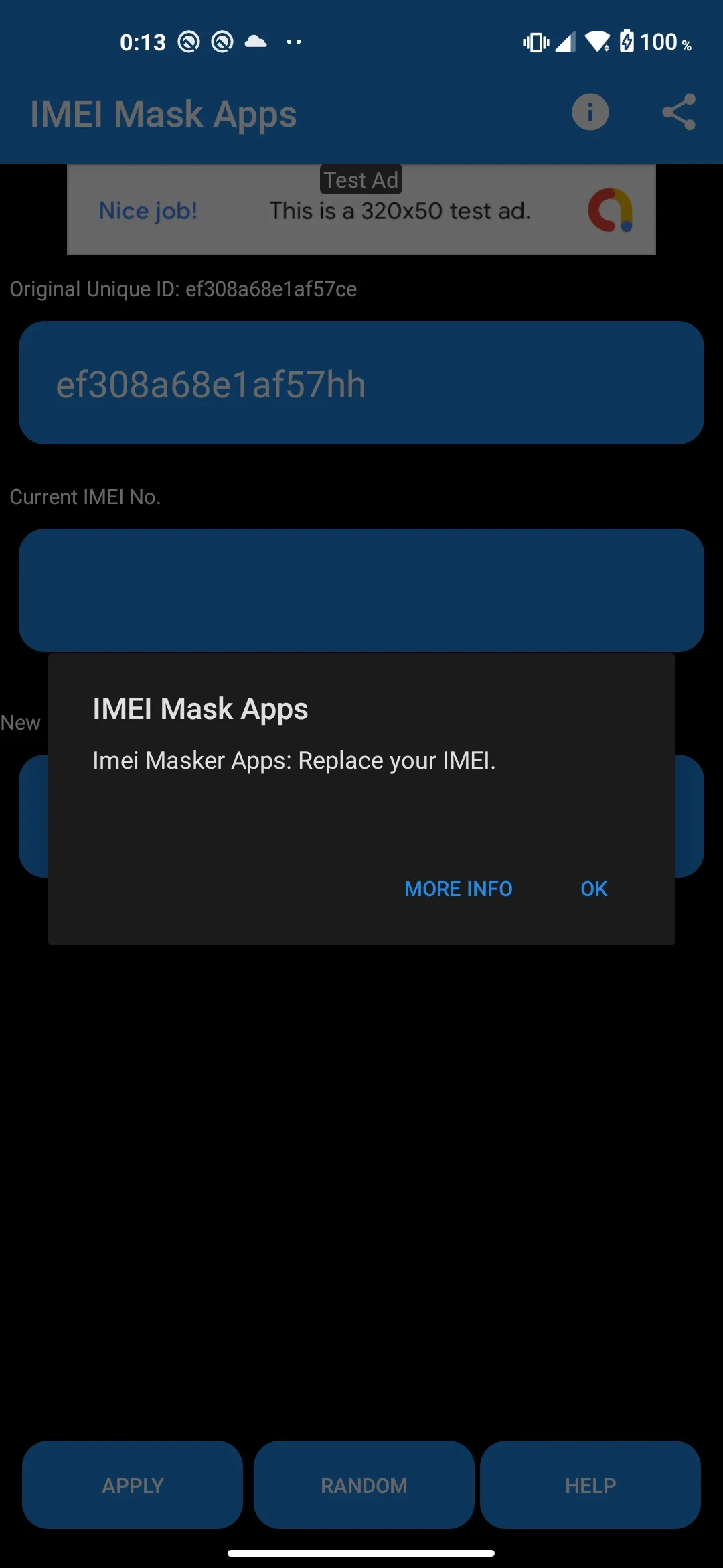 IMEI Mask Apps - Instant IMEI  | Indus Appstore | Screenshot