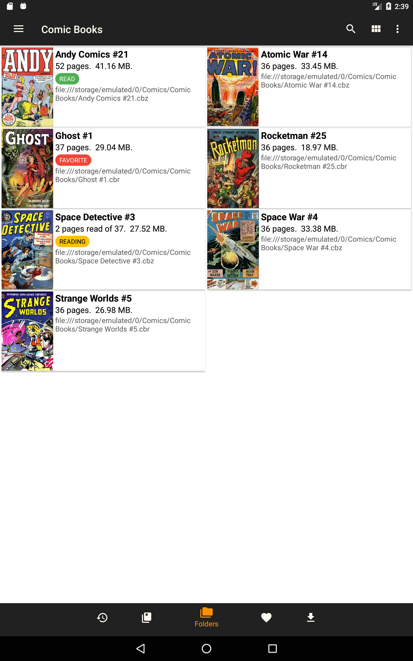 CDisplayEx Comic Reader Lite | Indus Appstore | Screenshot
