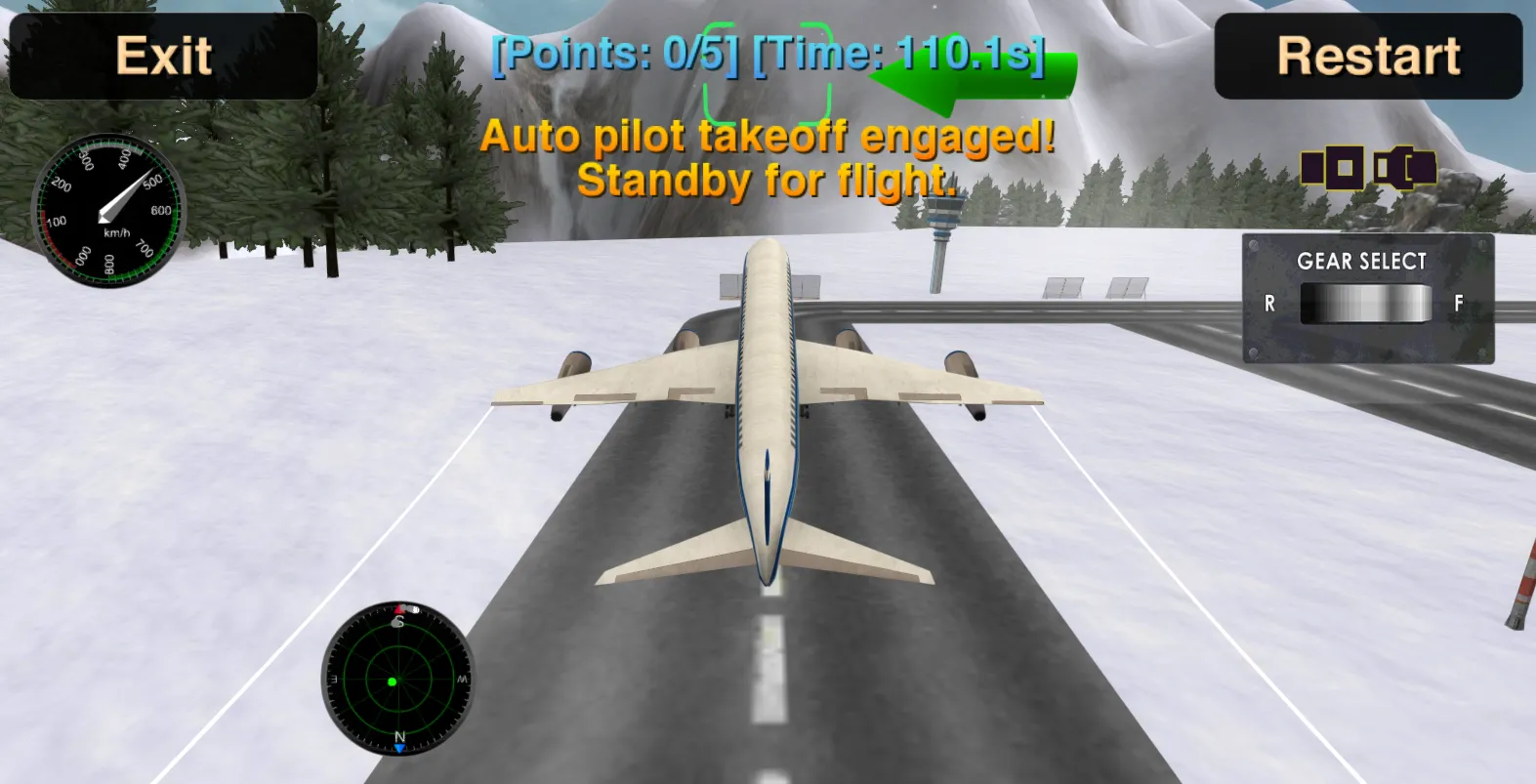 Flight Simulator Snow Plane 3D | Indus Appstore | Screenshot