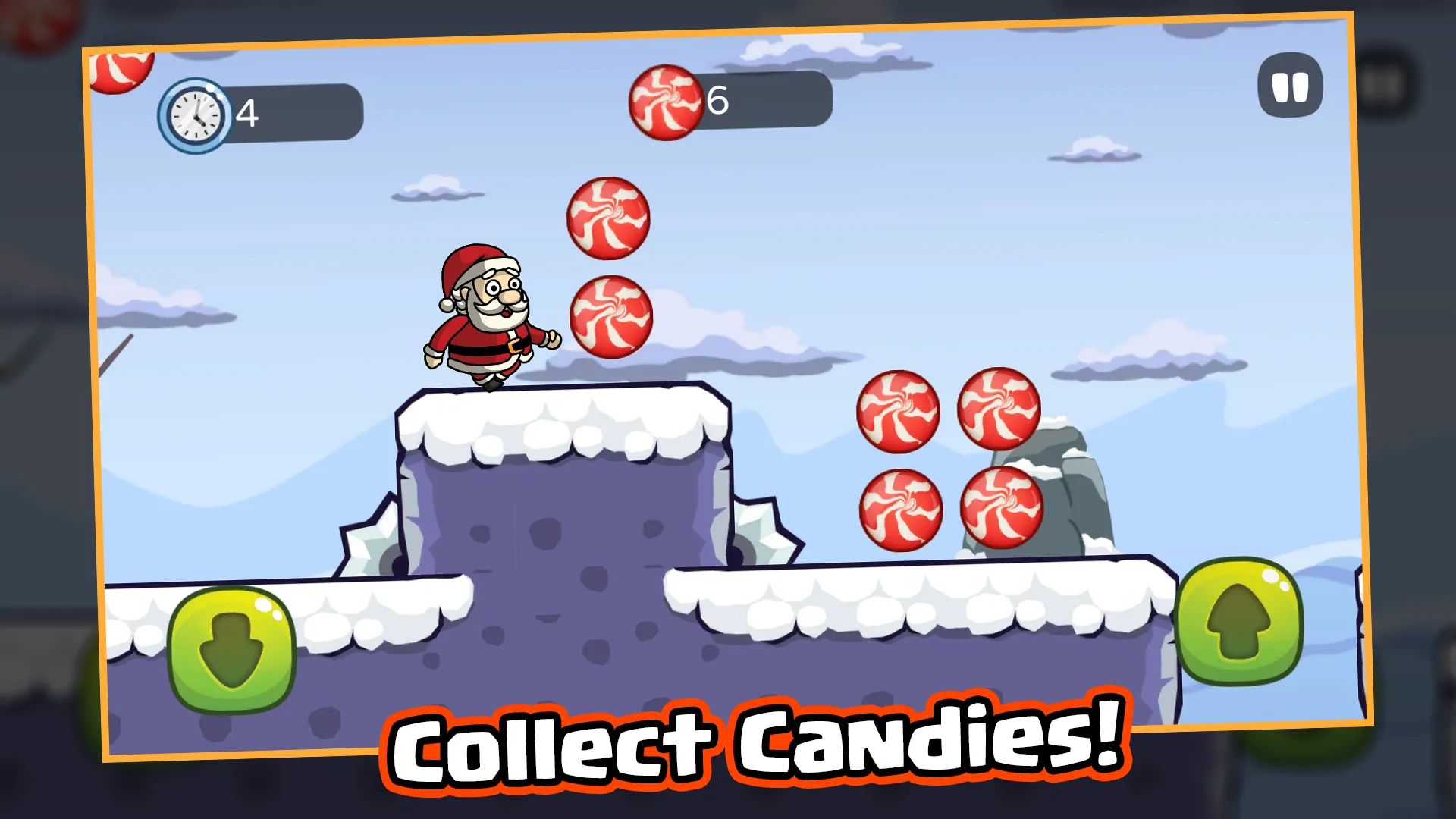 Santa Run 2D Xmas Santa Runner | Indus Appstore | Screenshot