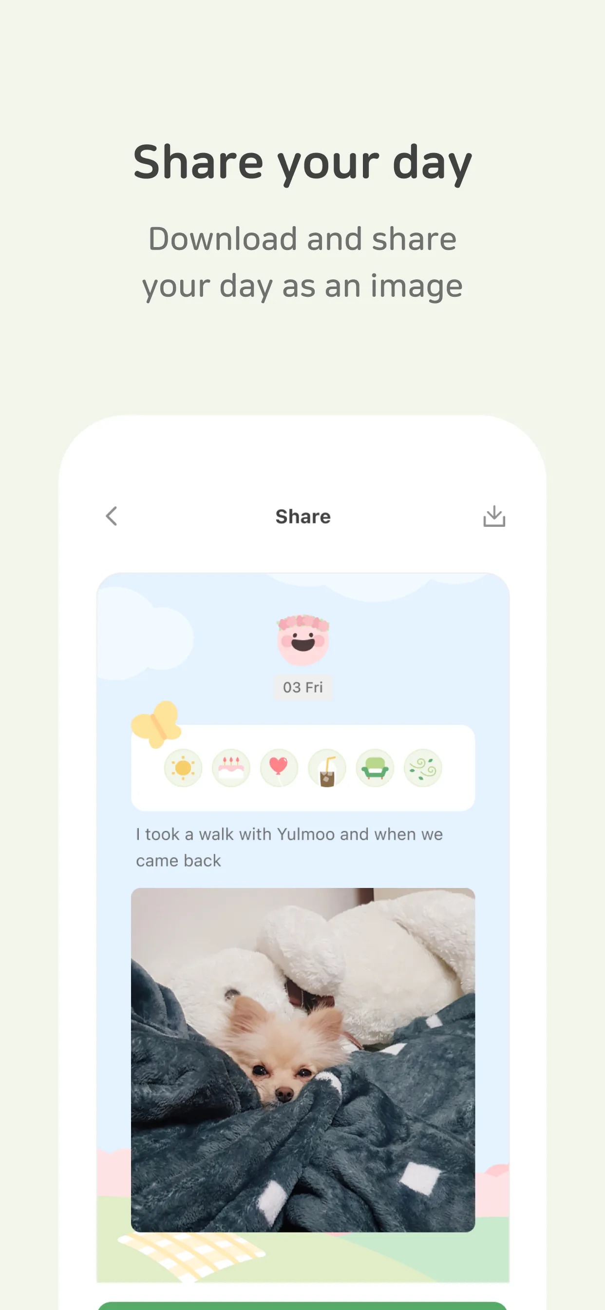 DailyBean: Simplest Journal | Indus Appstore | Screenshot