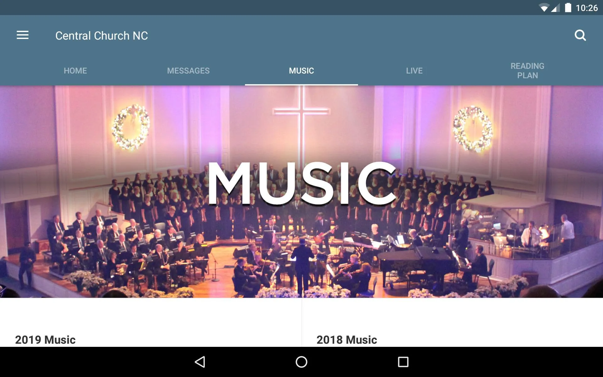 Central Church of God, NC | Indus Appstore | Screenshot