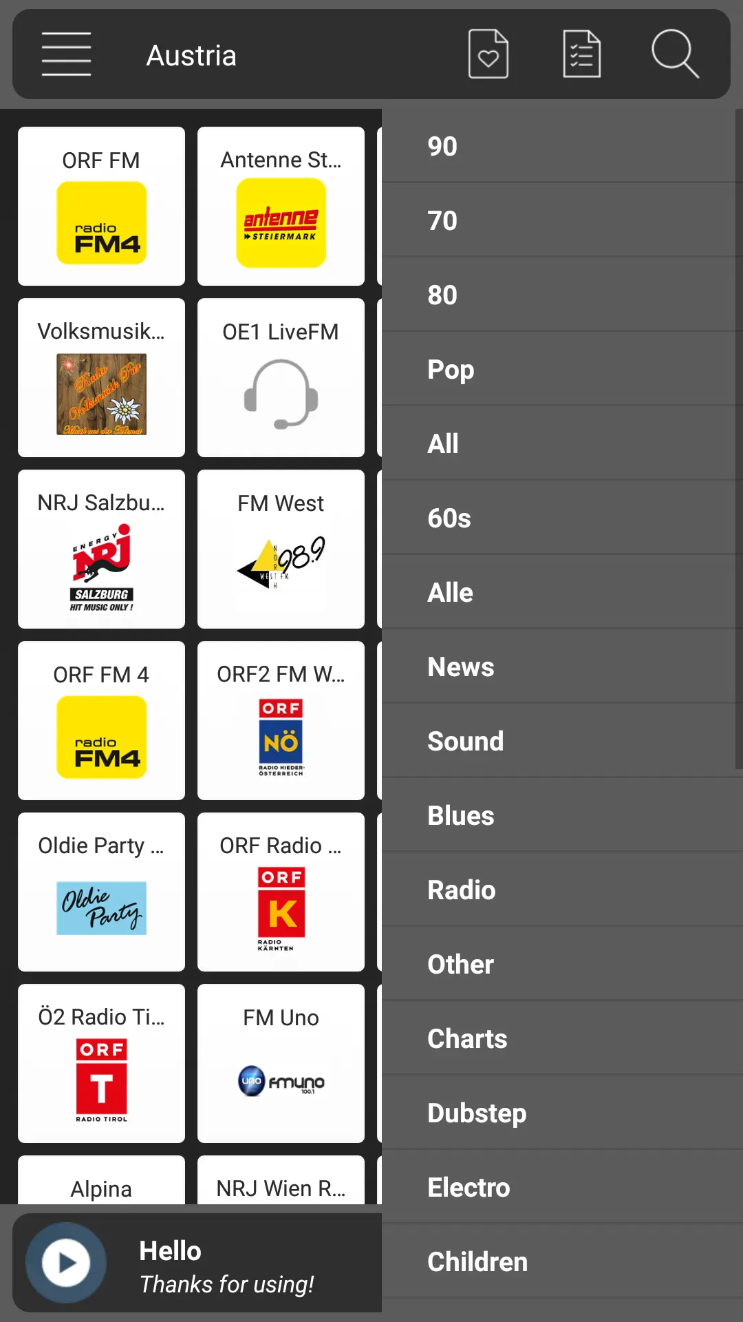 Austria Radio - Austria FM AM | Indus Appstore | Screenshot