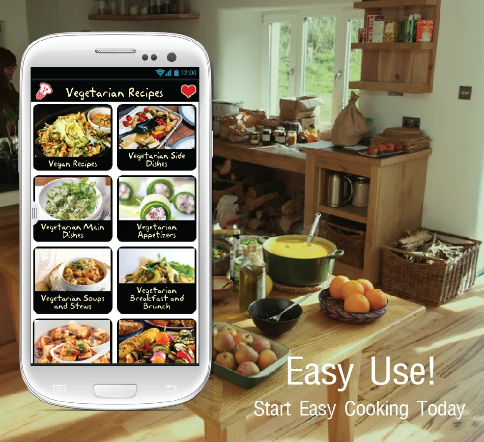 Vegetarian Recipes App | Indus Appstore | Screenshot
