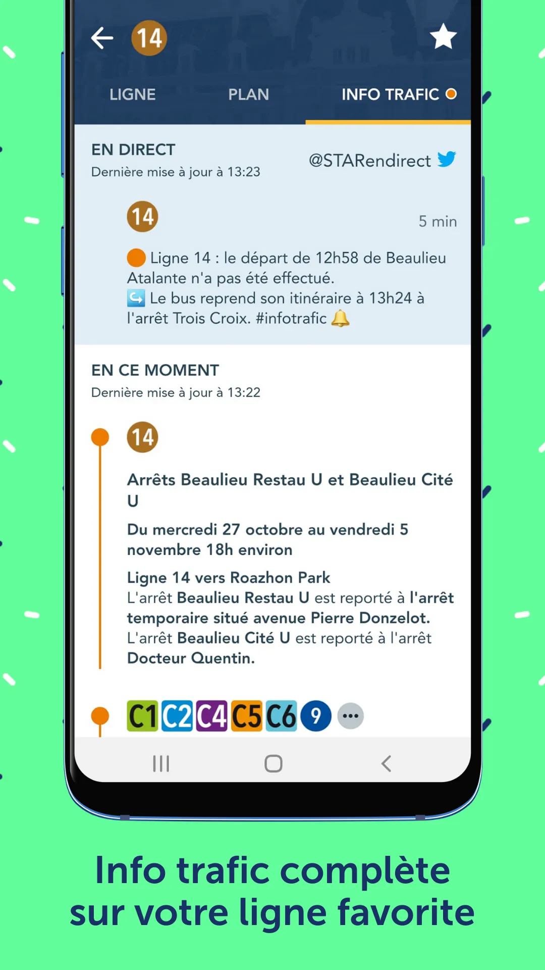 STAR : bus, métro à Rennes | Indus Appstore | Screenshot