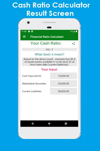 Financial Ratio Calculator | Indus Appstore | Screenshot