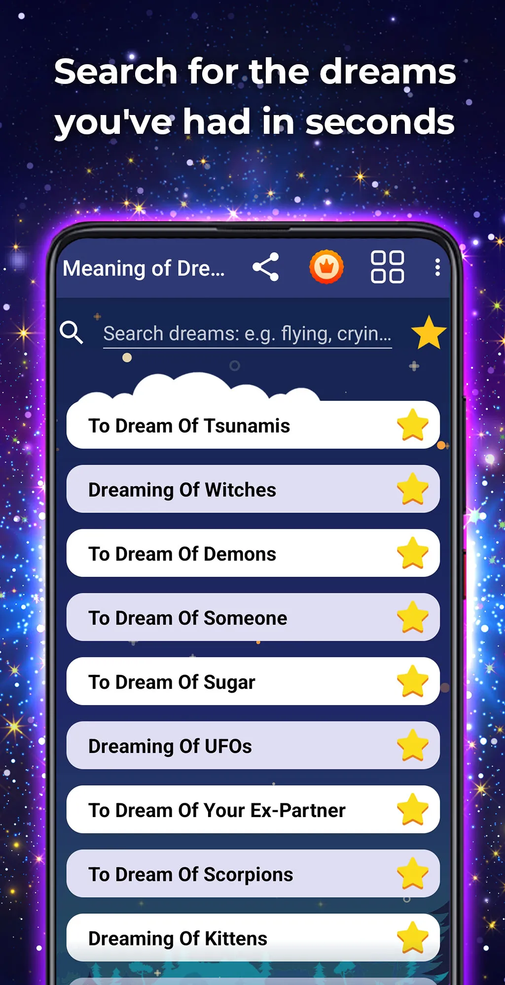 Meaning of dreams in English | Indus Appstore | Screenshot