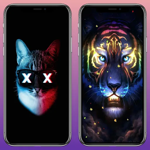 Neon Animals Wallpapers | Indus Appstore | Screenshot