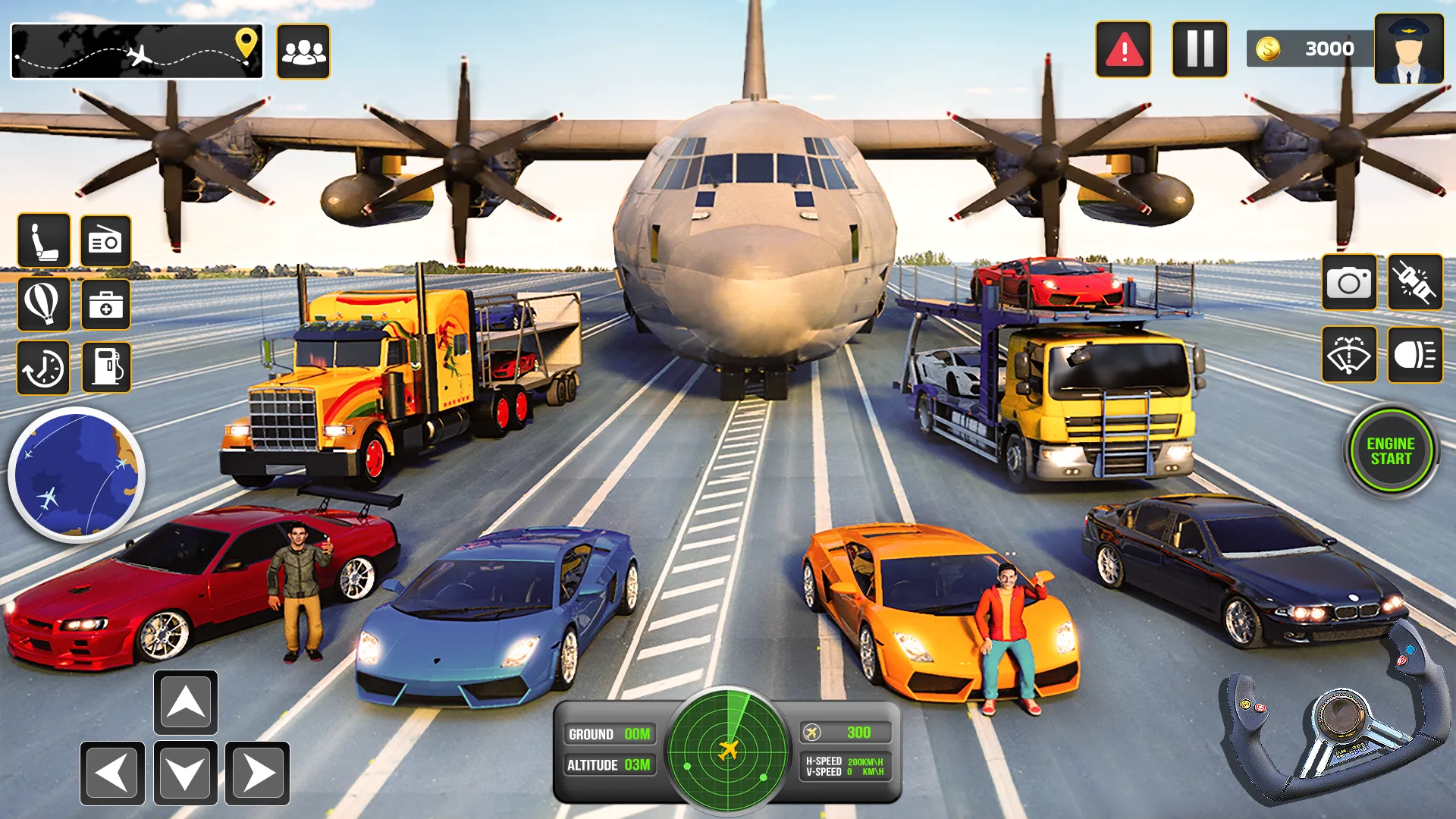 Car Transporter Airplane Pilot | Indus Appstore | Screenshot