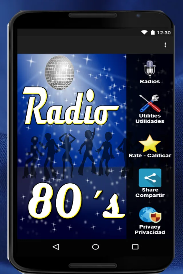 80s Music Radios Free. Eightie | Indus Appstore | Screenshot