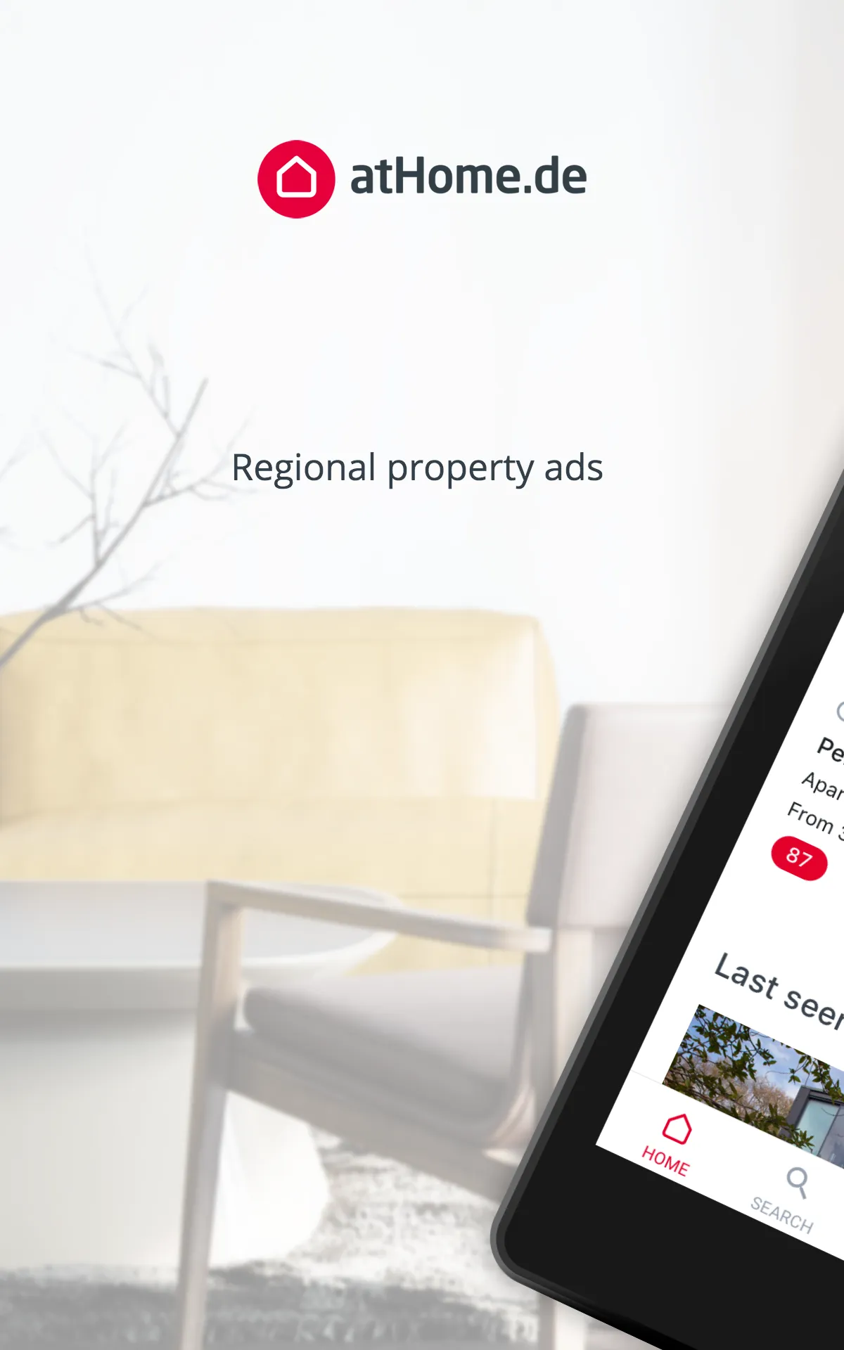 atHome.de Regional Real Estate | Indus Appstore | Screenshot