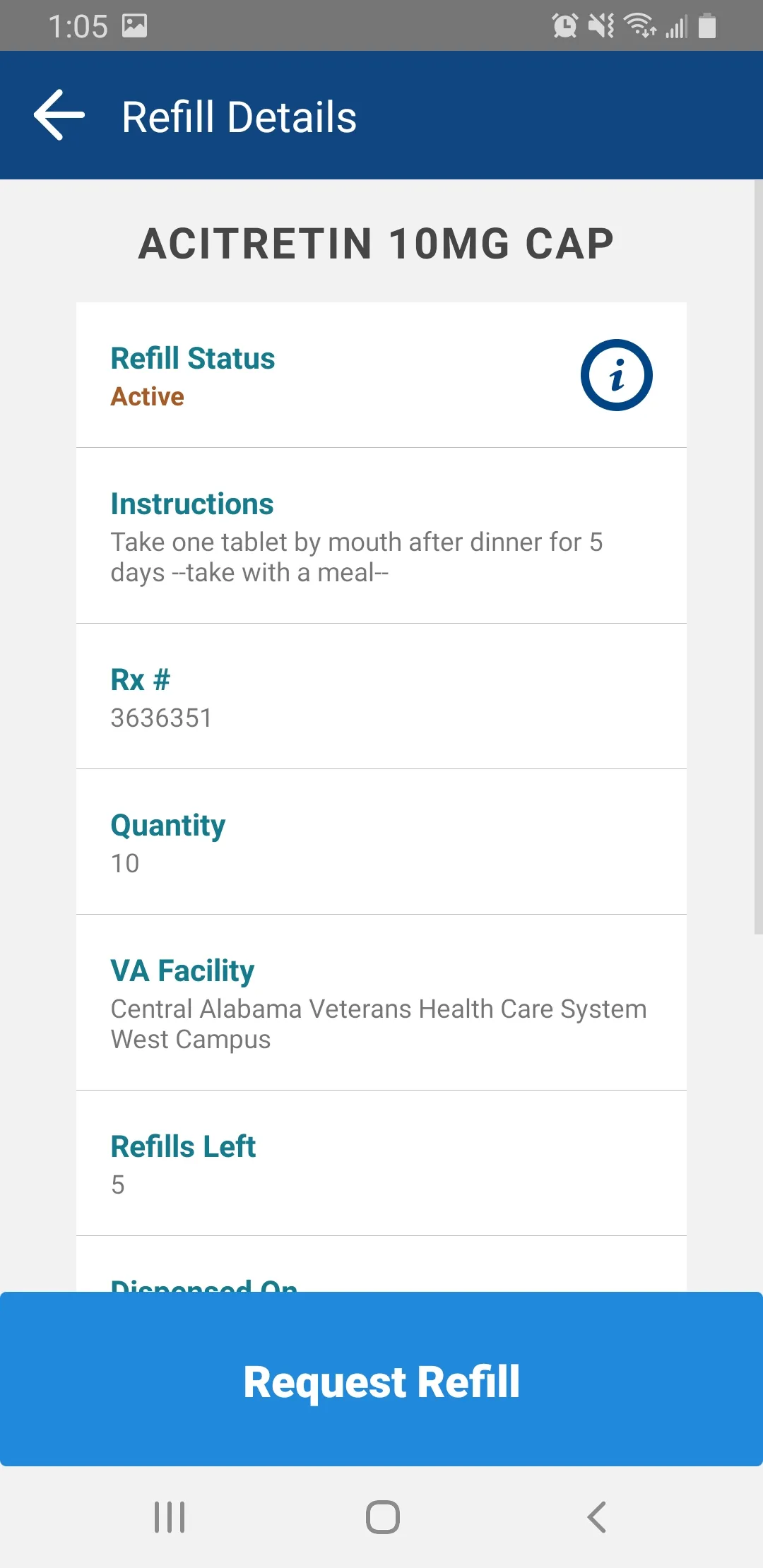 VA Rx Refill | Indus Appstore | Screenshot